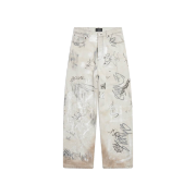 Balenciaga Graffiti Baggy Pants Black