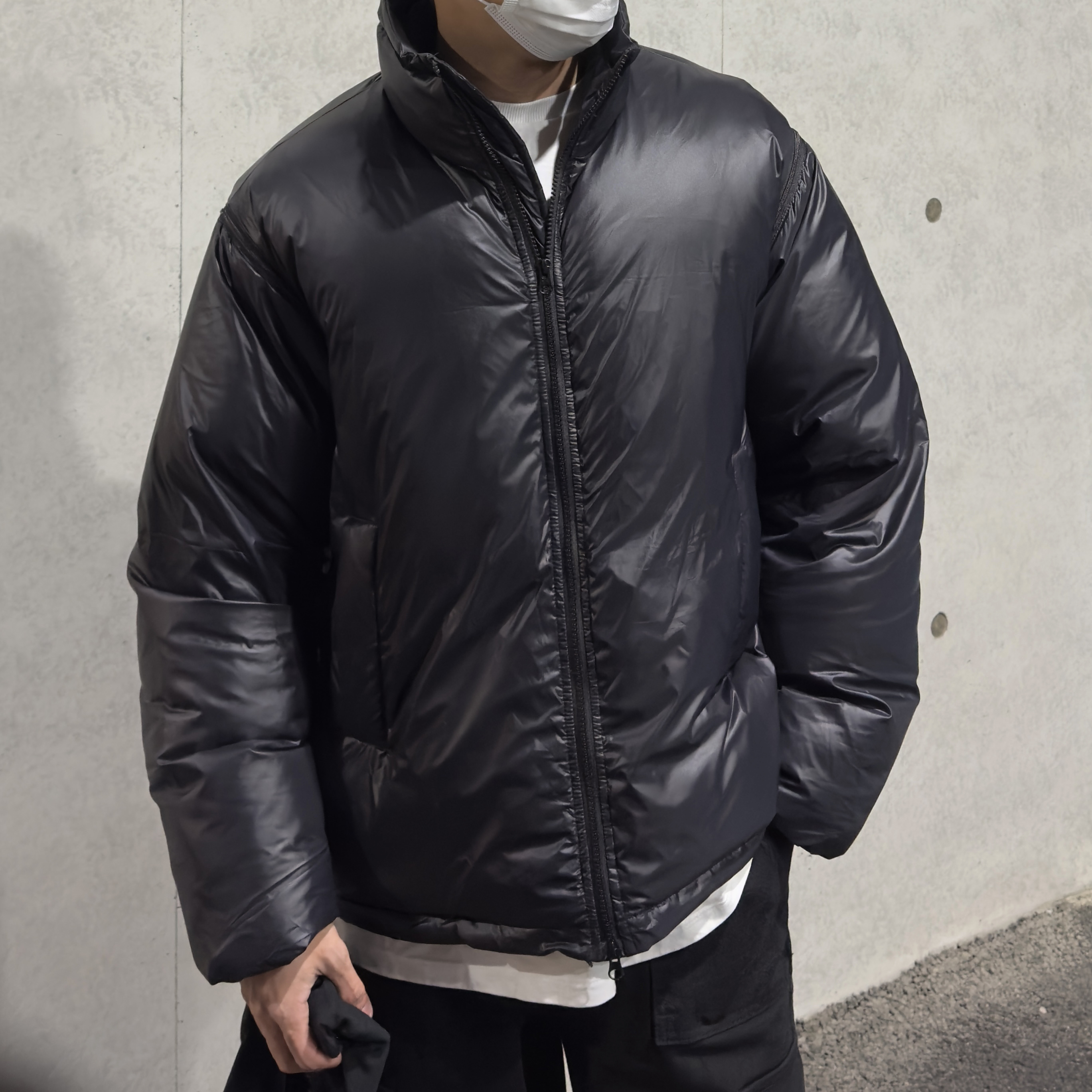 Oakley Factory Team x Brain Dead Flesh Milk Black 착용 스타일 - 3