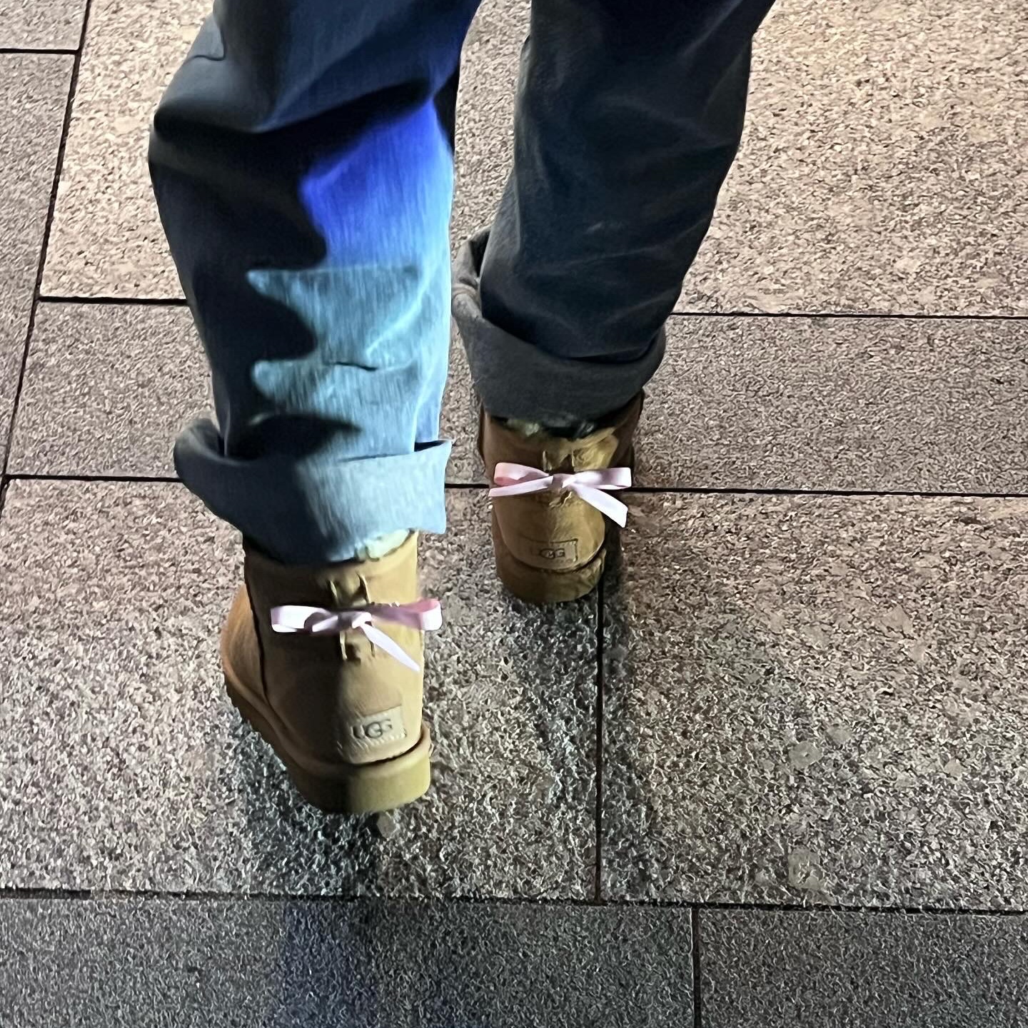 (W) UGG Classic Mini II Boots Chestnut 착용 스타일