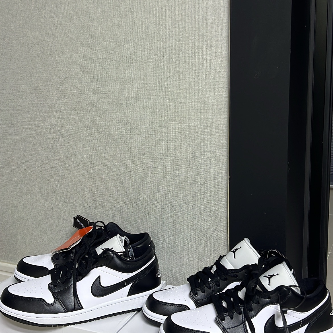 (W) Jordan 1 Low Black and White 착용 스타일