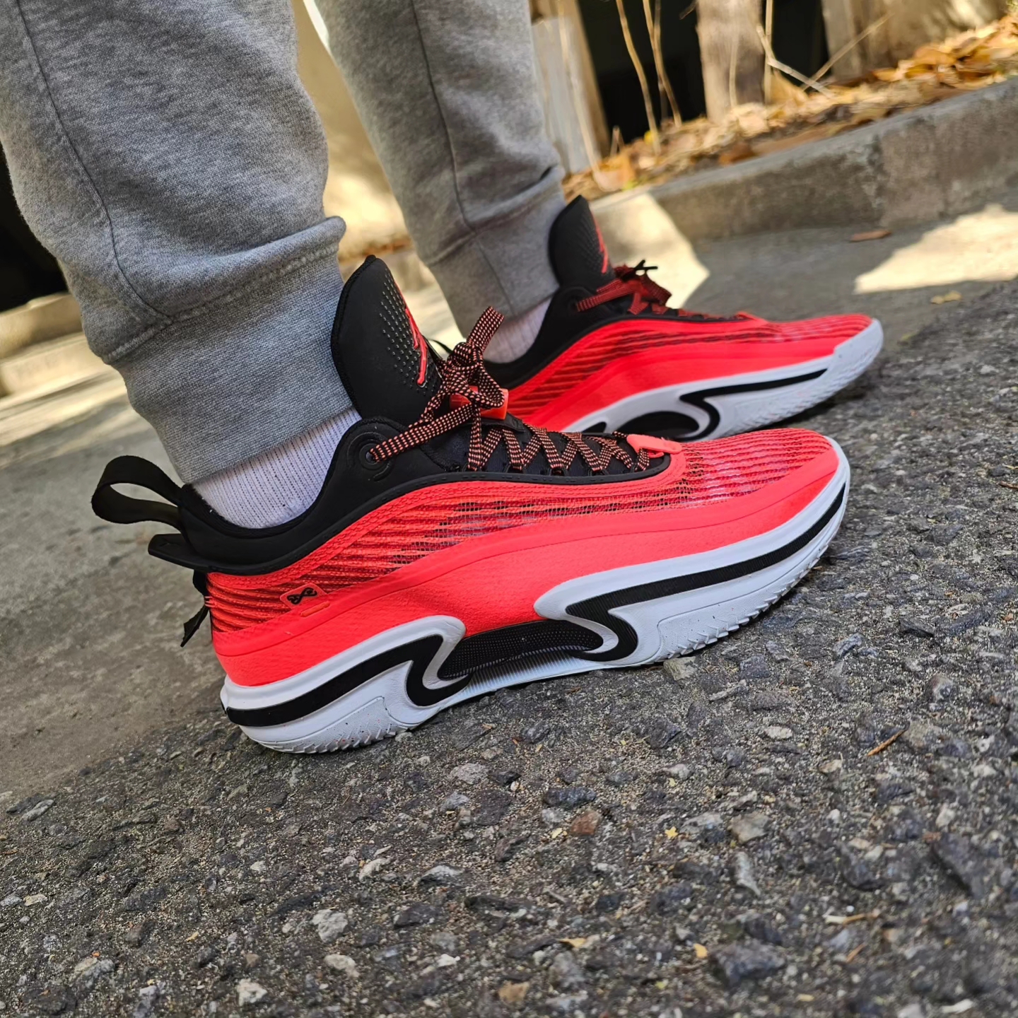 Jordan XXXVI Low PF Infrared 착용 스타일 - 5