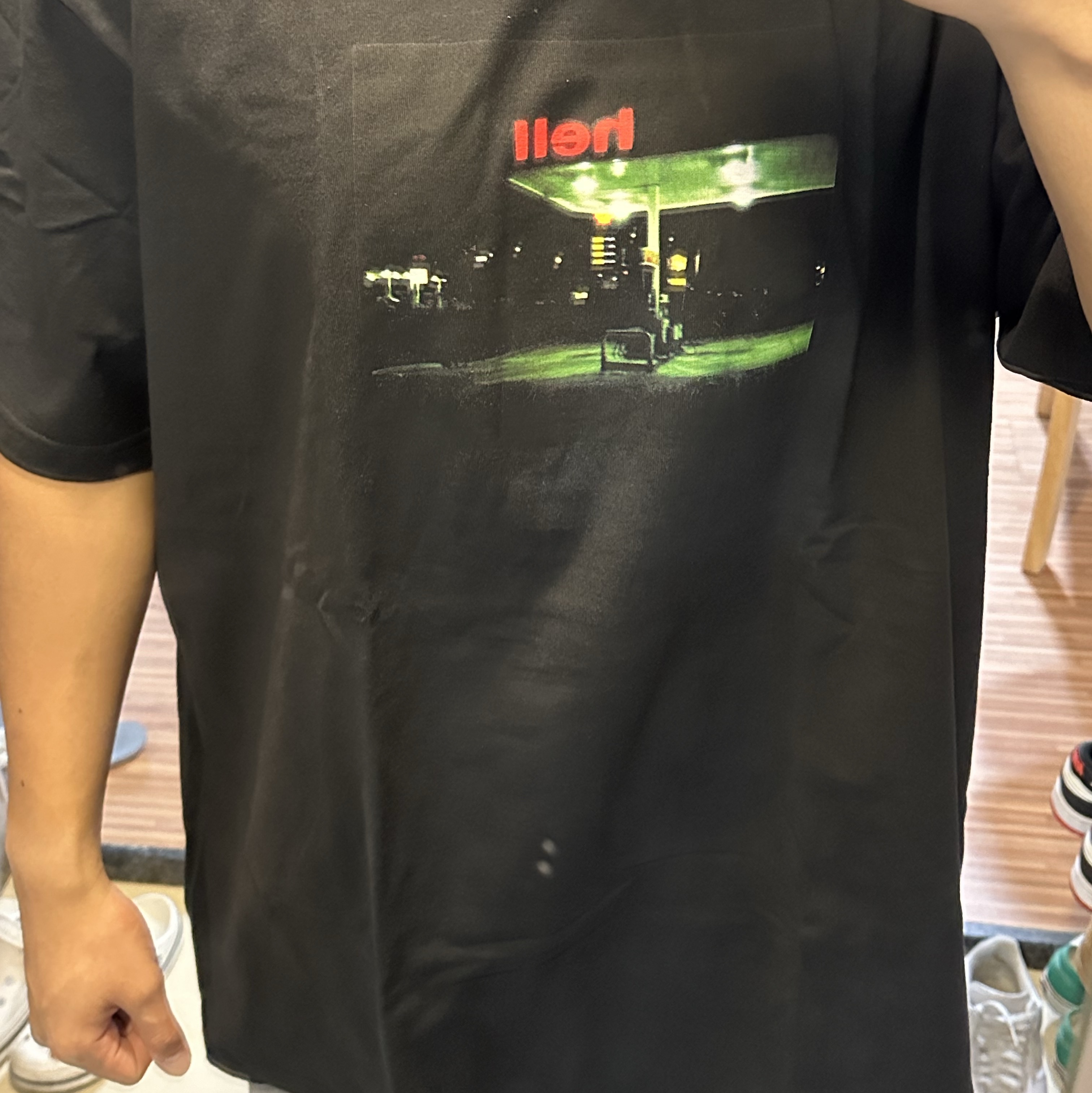 Supreme Hell T-Shirt Black - 23FW 착용 스타일