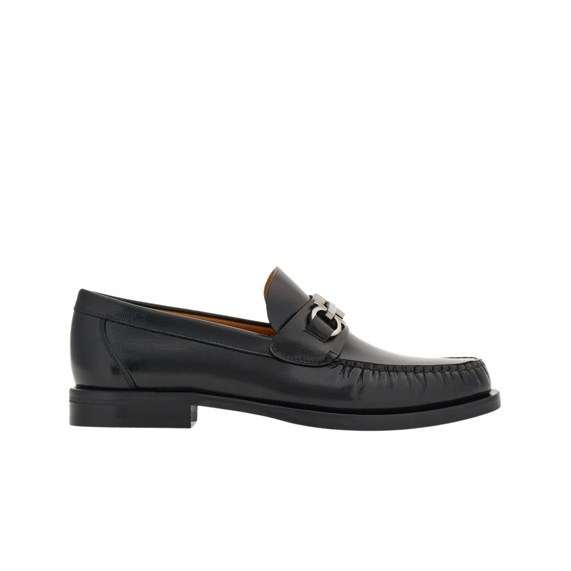 페라가모 간치니 오너먼트 모카신 블랙- EEE(Ferragamo Moccasin with Gancini Ornament Black - EEE)