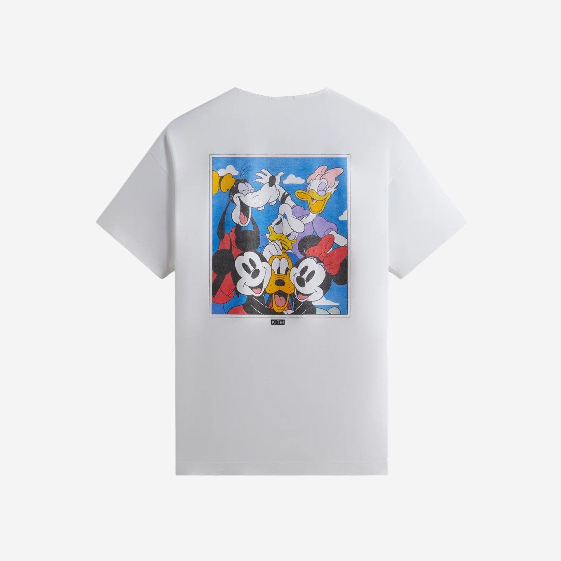 Kith x Disney for Mickey & Friends Family Portrait Vintage T-Shirt White 상세 이미지 2