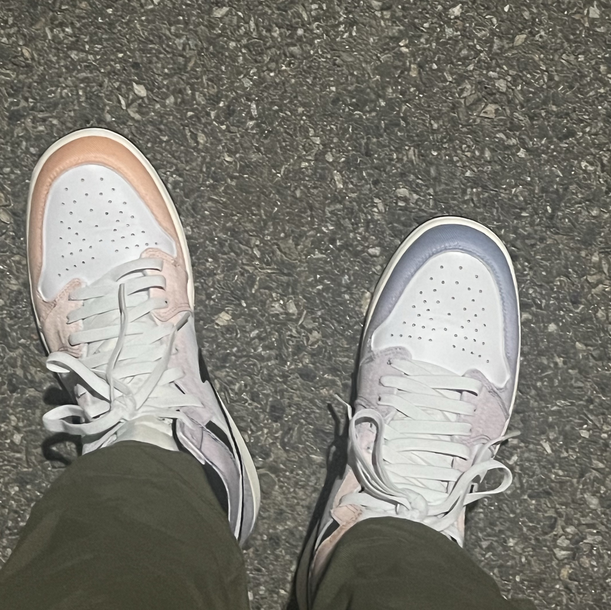 Jordan 1 Retro High OG Black and Lucky Green, Jordan 1 Retro High OG Multi Color 착용 스타일 - 2