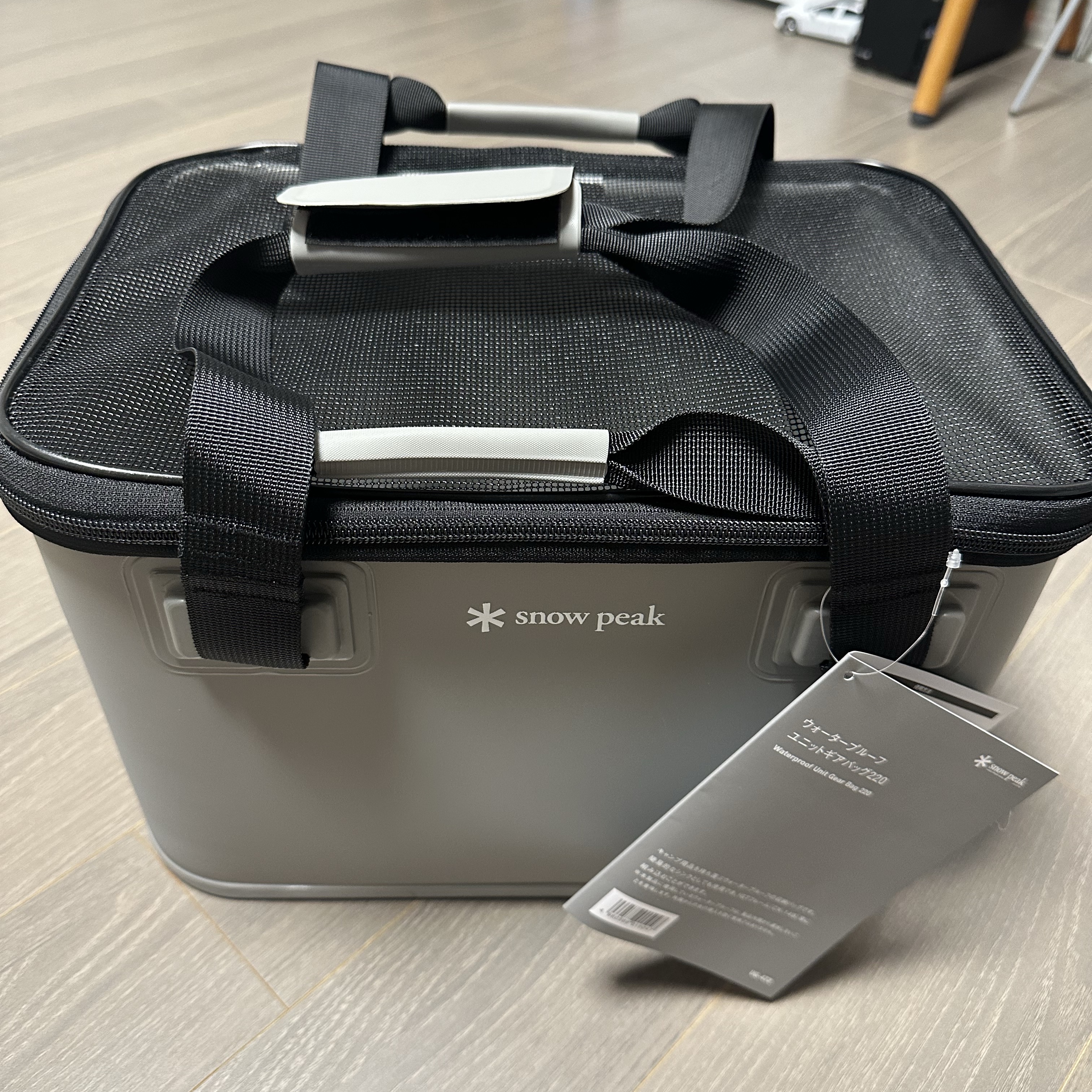 Snow Peak Waterproof Unit Gear Bag 220 착용 스타일