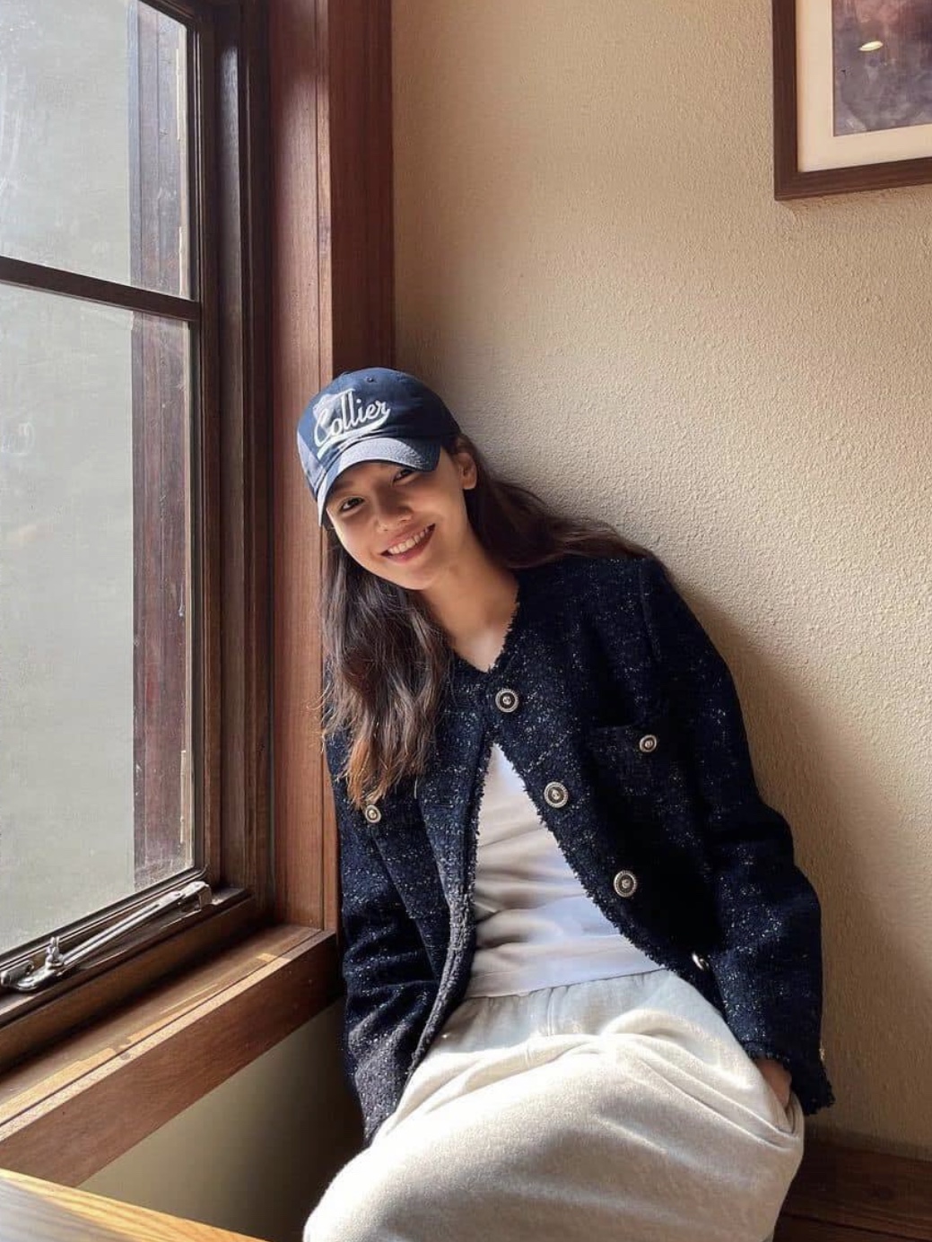 IDEA x New Era The Collier Cap Navy 착용 스타일 - 3