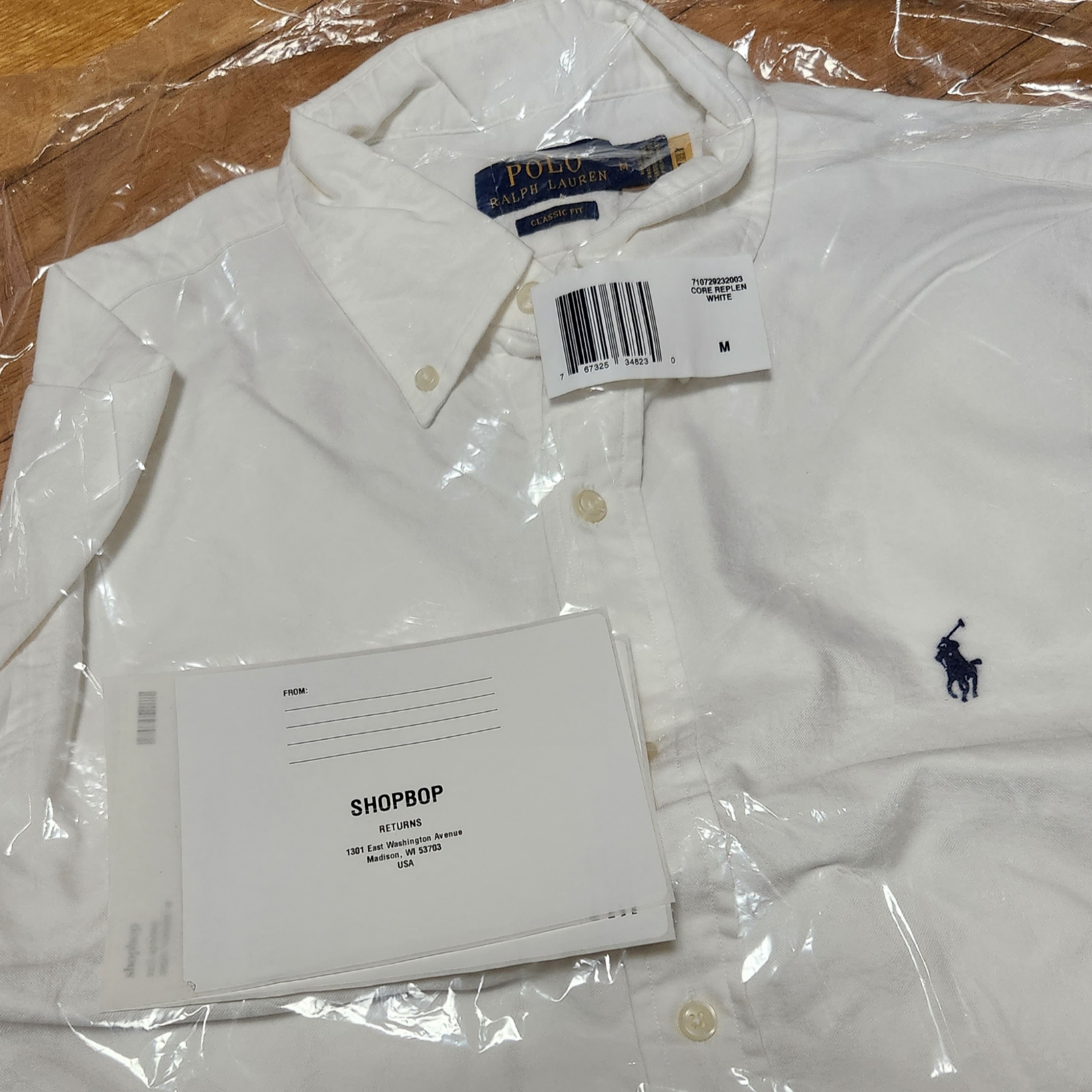 [30% 적립] Polo Ralph Lauren Classic Fit Garment Dyed Oxford Shirt White 착용 스타일