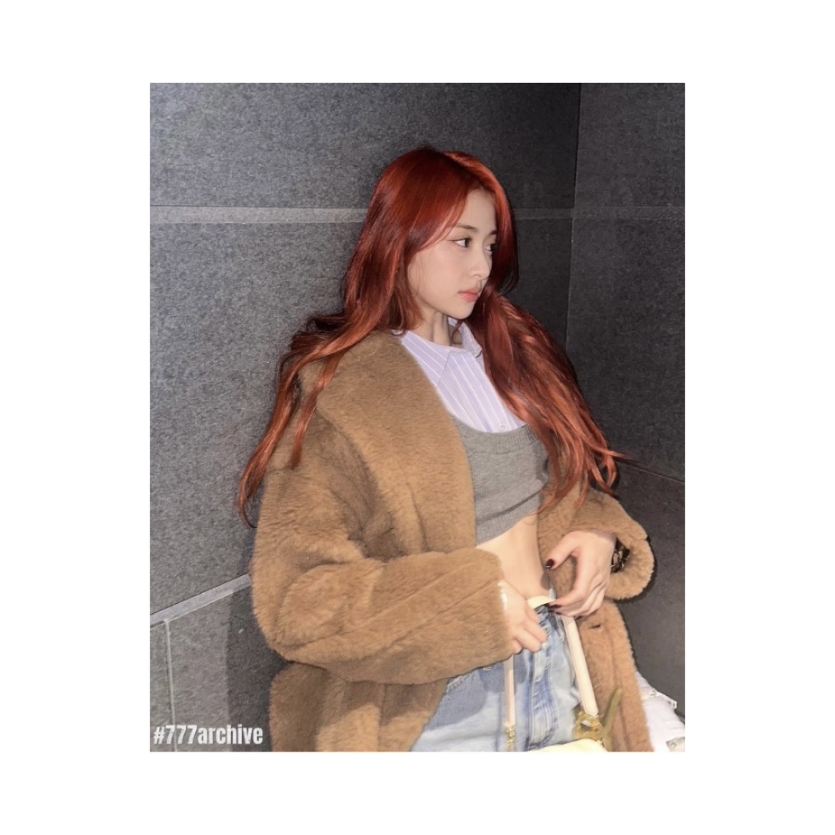 (W) Max Mara Nuevo Teddy Bear Icon Coat in Alpaca and Cashmere Sand 착용 스타일 - 2