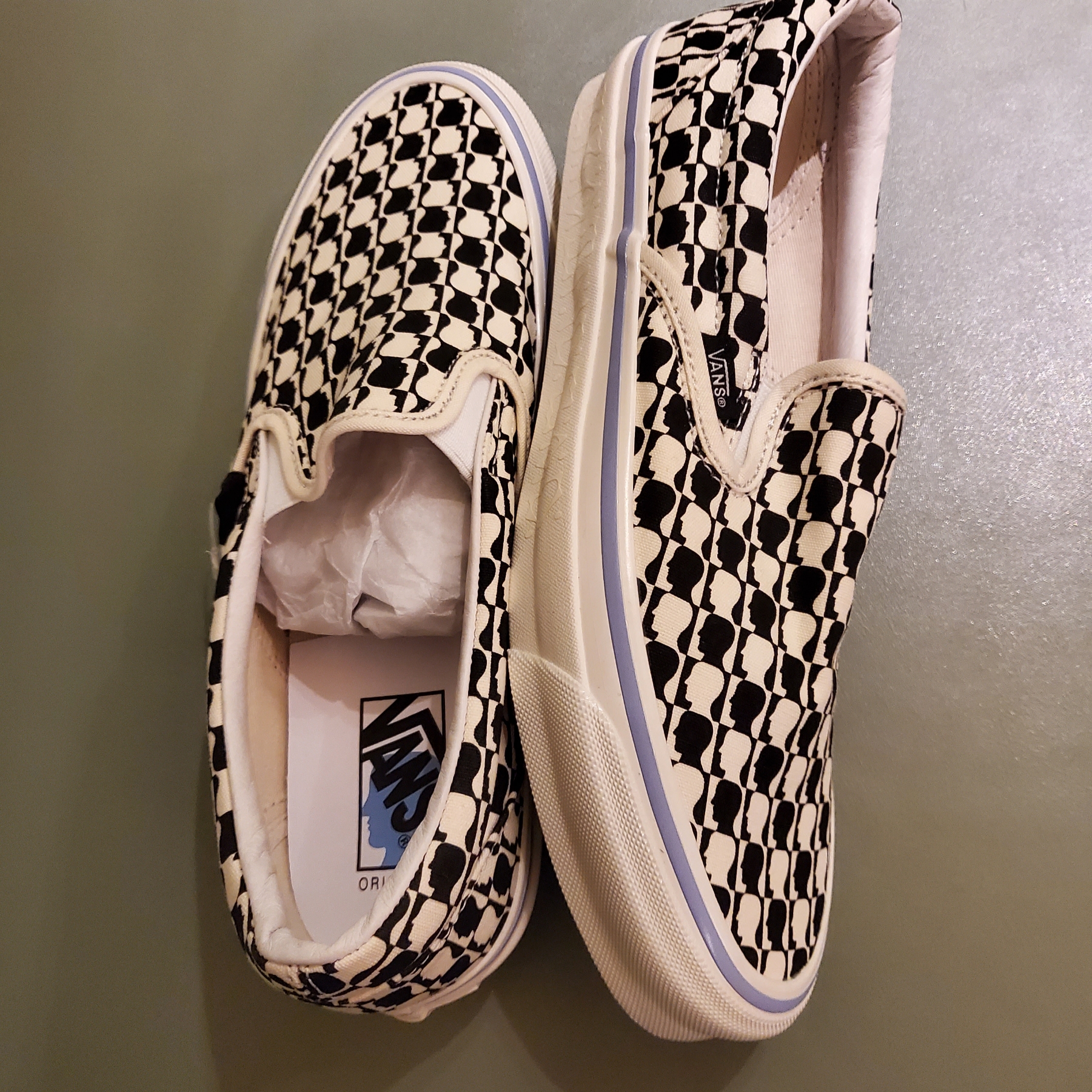 Vans Vault x Brain Dead OG Slip-On LX Black White 착용 스타일