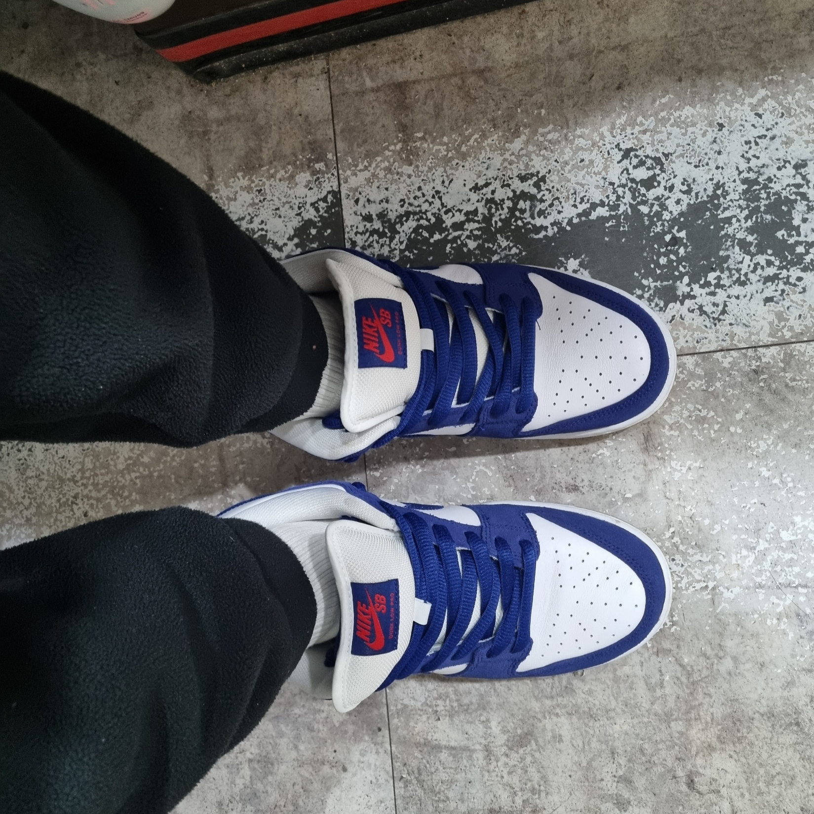 Nike SB Dunk Low Pro Premium Deep Royal Blue 착용 스타일