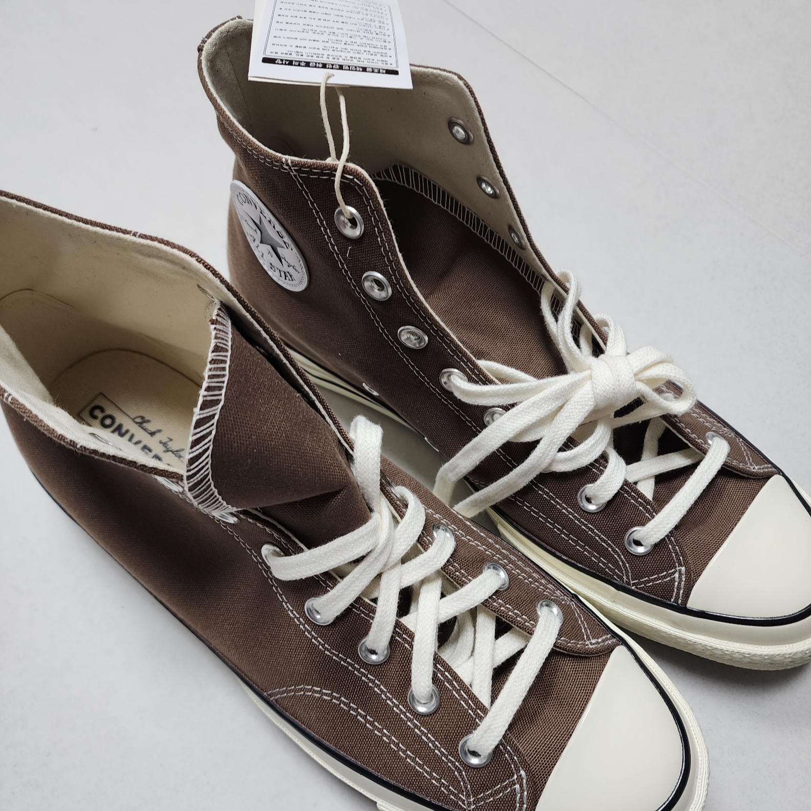 Converse x Porter Smoky All Star Hi Brown 착용 스타일