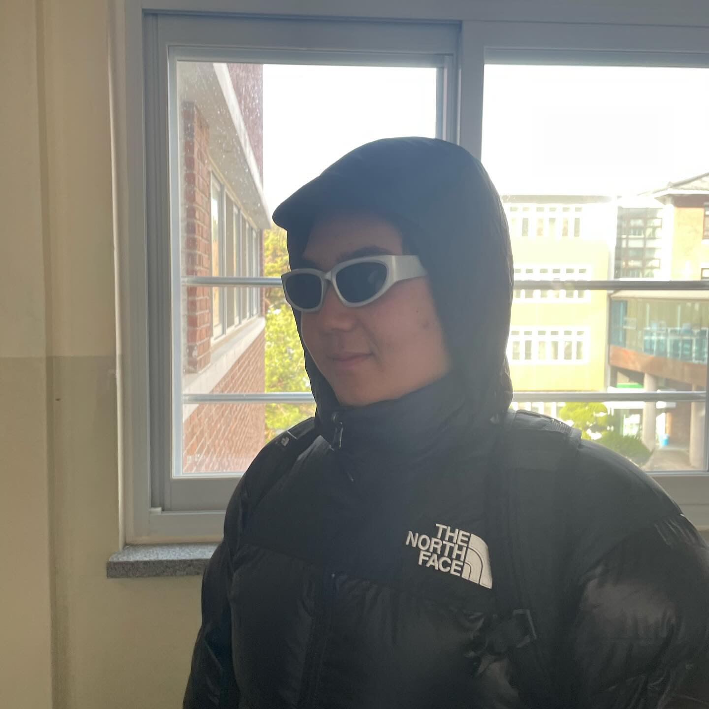 The North Face 1996 Eco Nuptse Jacket Real Black 착용 스타일 - 4