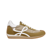 Loewe Flow Runner In Nylon and Suede Linen White