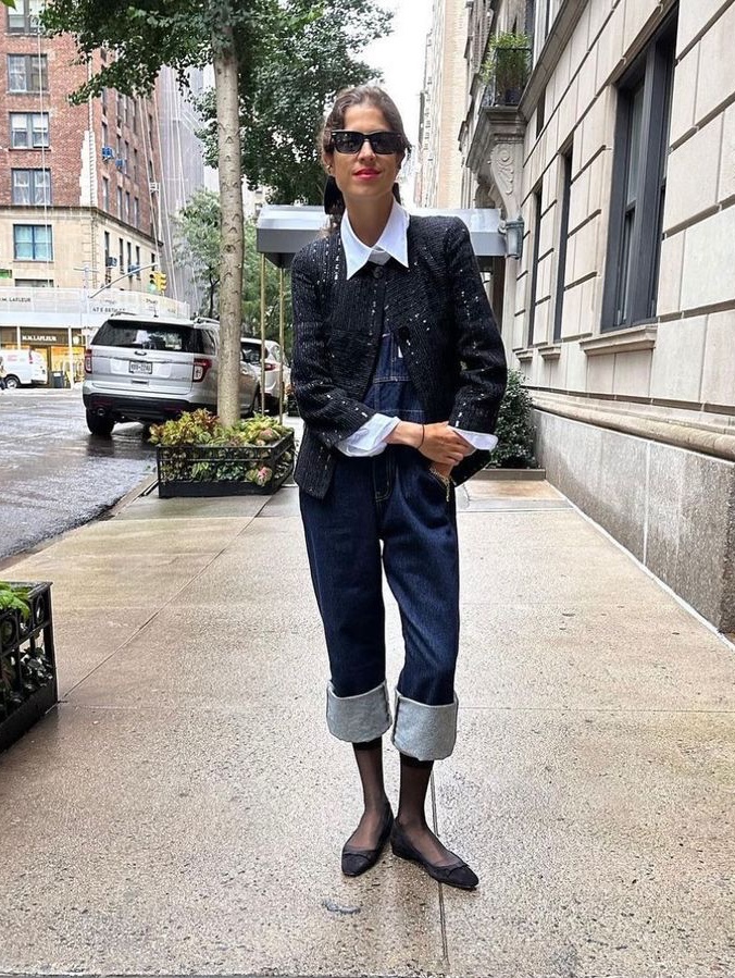 Supreme Cargo Denim Overalls Washed Blue - 22FW, Kenzo x Levi's Denim Dungarees Rinse Blue Denim 착용 스타일 - 7