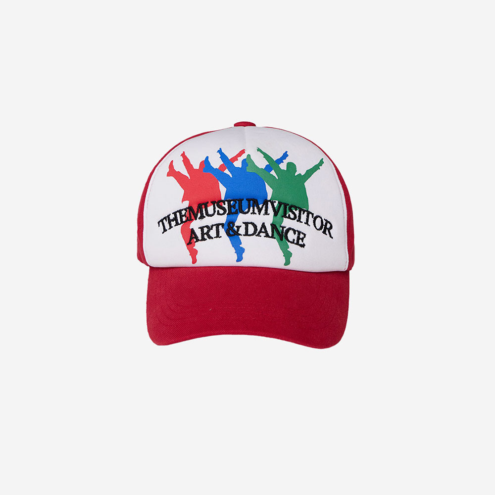 ★THE MUSEUM VISITOR★ ART DANCE LOGO BALLCAP RED 11355 c94ef5daaca17.jpg