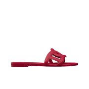 (W) Hermes Aloha Sandal Rubber & Rose Baie