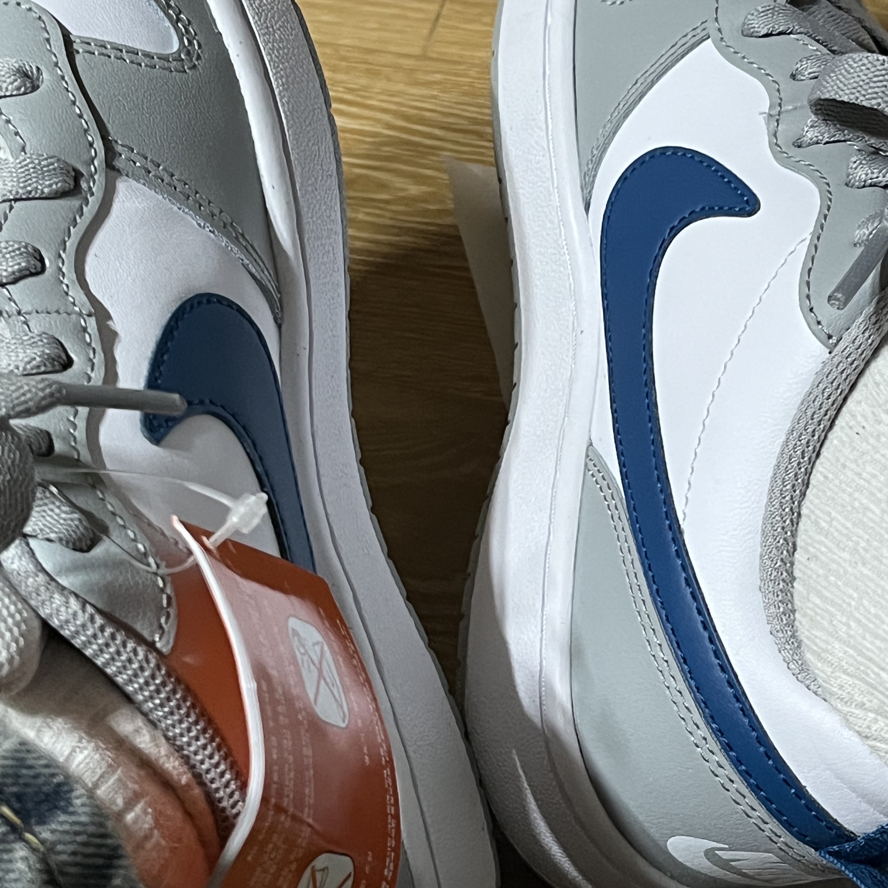 (GS) Nike Court Borough Low 2 Light Smoke Grey 착용 스타일