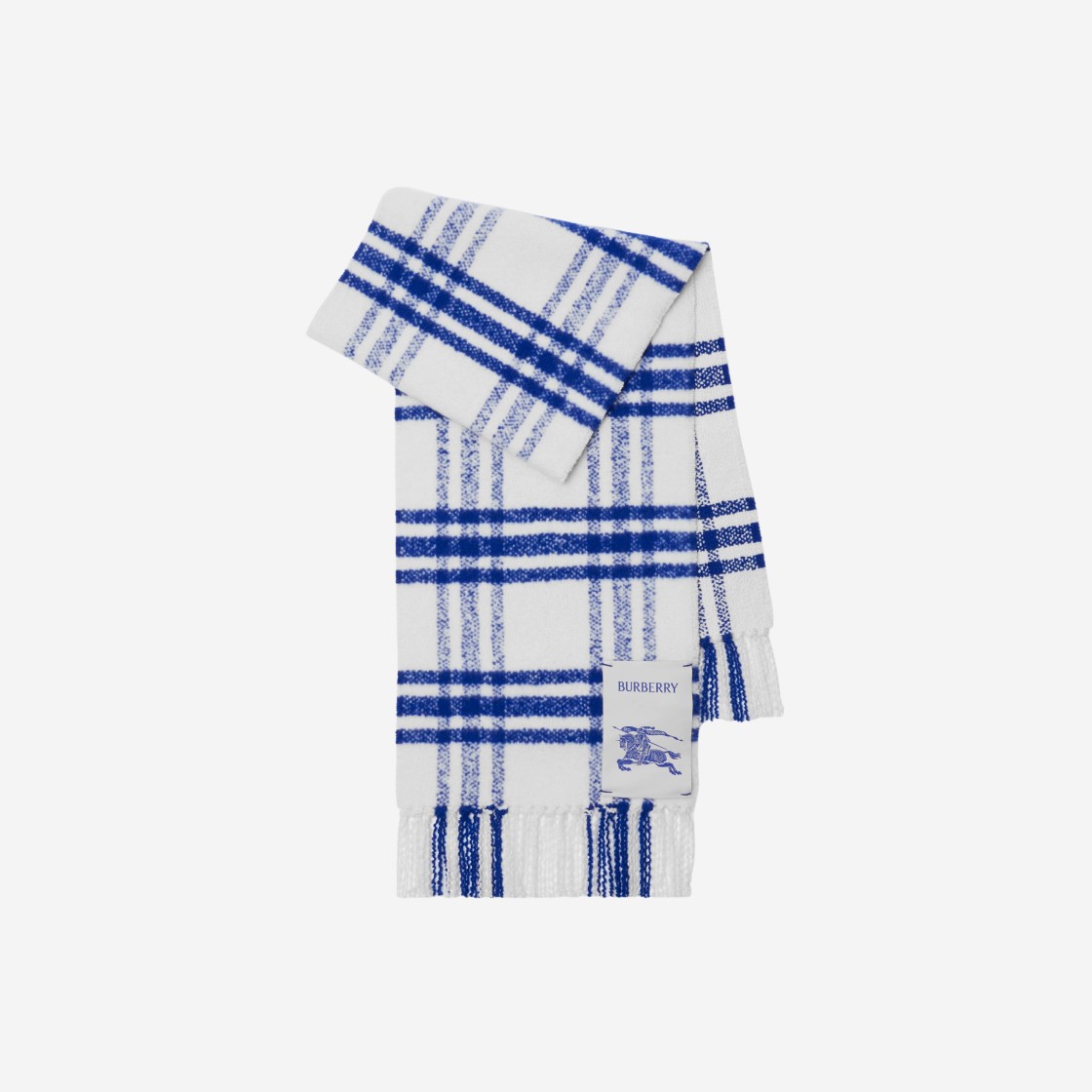 Burberry Check Wool Scarf Knight 상세 이미지 1