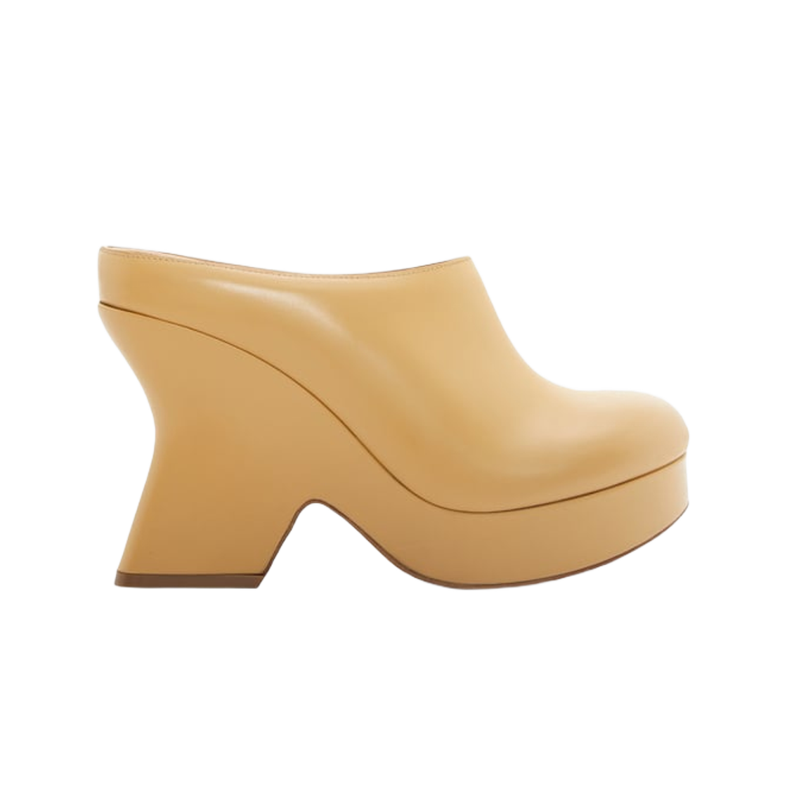 (W) Loewe Terra Wedge Clog In Calfskin Medium Concealer 상세 이미지 1