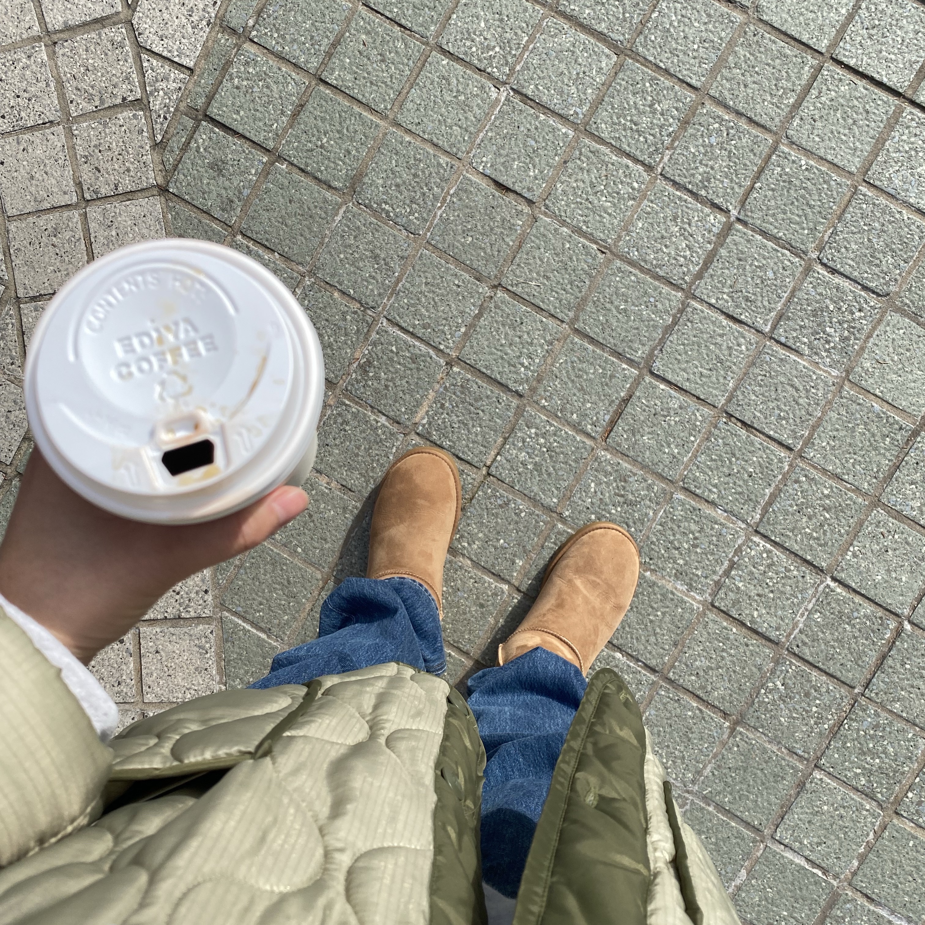(W) UGG Classic Mini II Boots Chestnut 착용 스타일