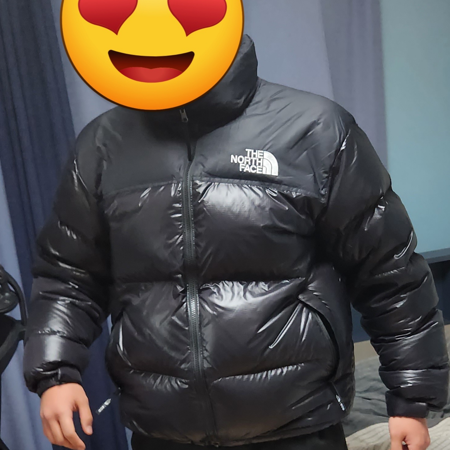 The North Face 1996 Eco Nuptse Jacket Real Black 착용 스타일