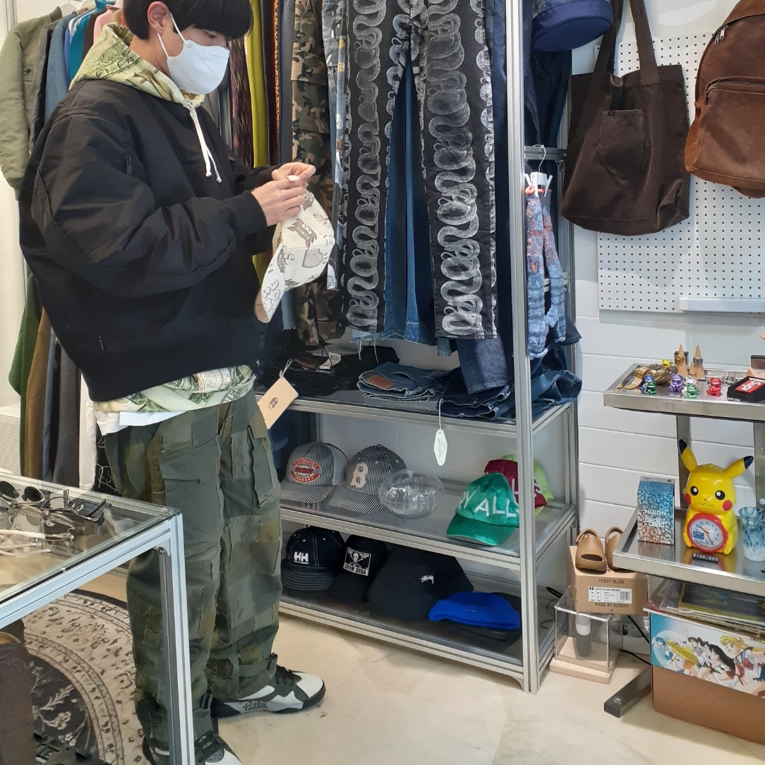 Supreme x Comme des Garcons Junya Watanabe Man Patchwork Cargo Pants Olive - 21FW 착용 스타일