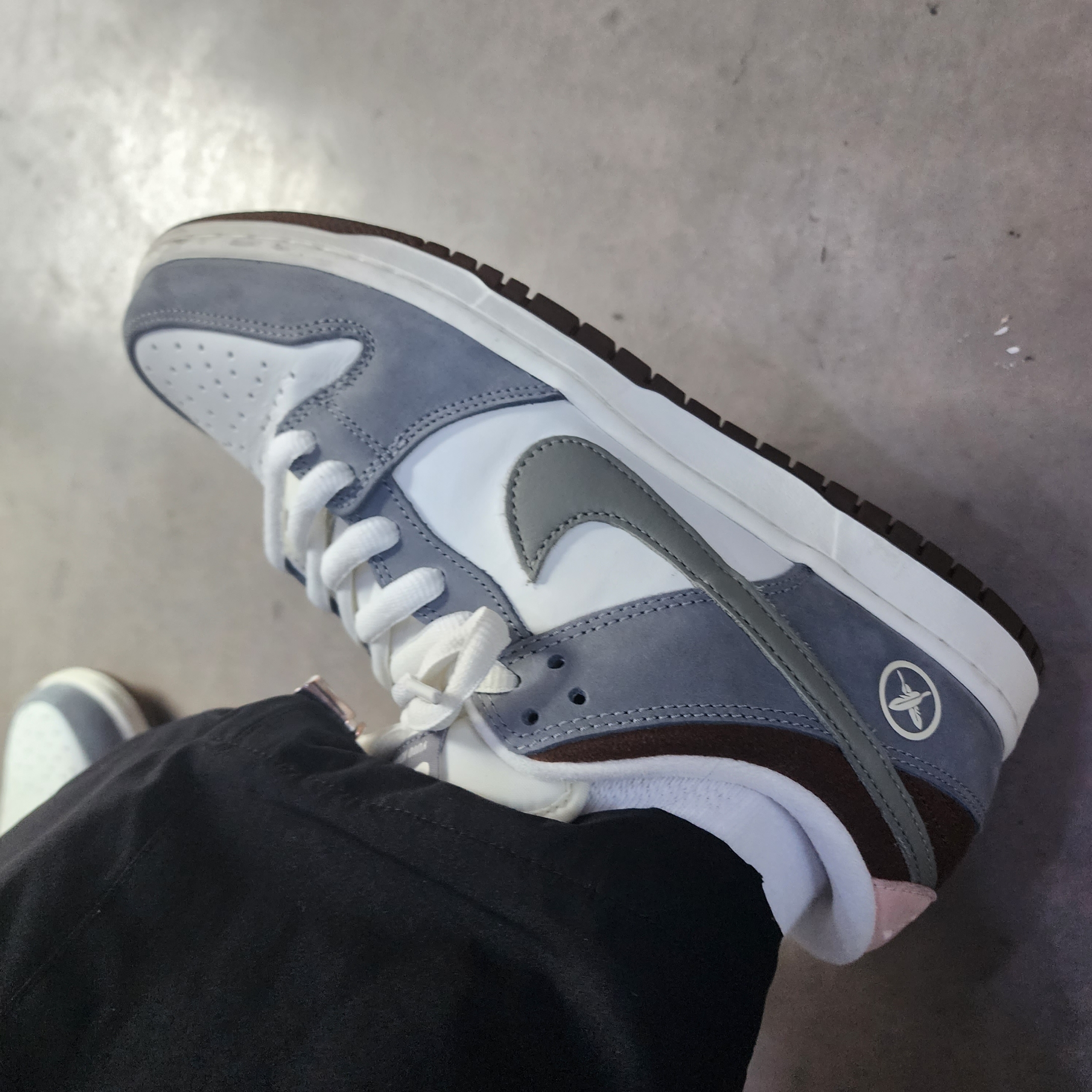 Nike x Yuto Horigome SB Dunk Low Wolf Grey 착용 스타일