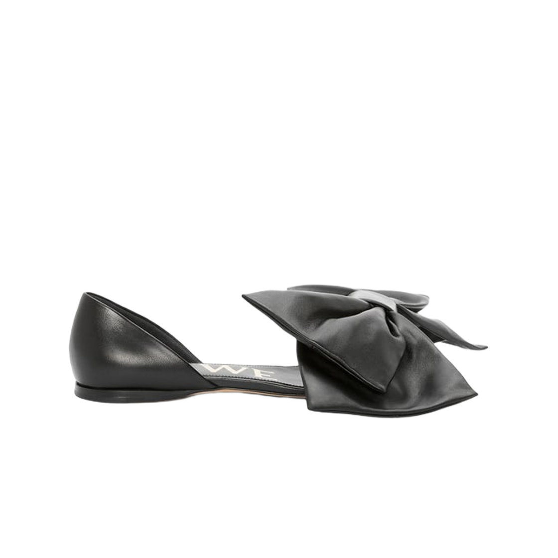 (W) 로에베 토이 도르세이 플랫 인 램스킨 블랙((W) Loewe Toy D'orsay Flat In Lambskin Black) - 1
