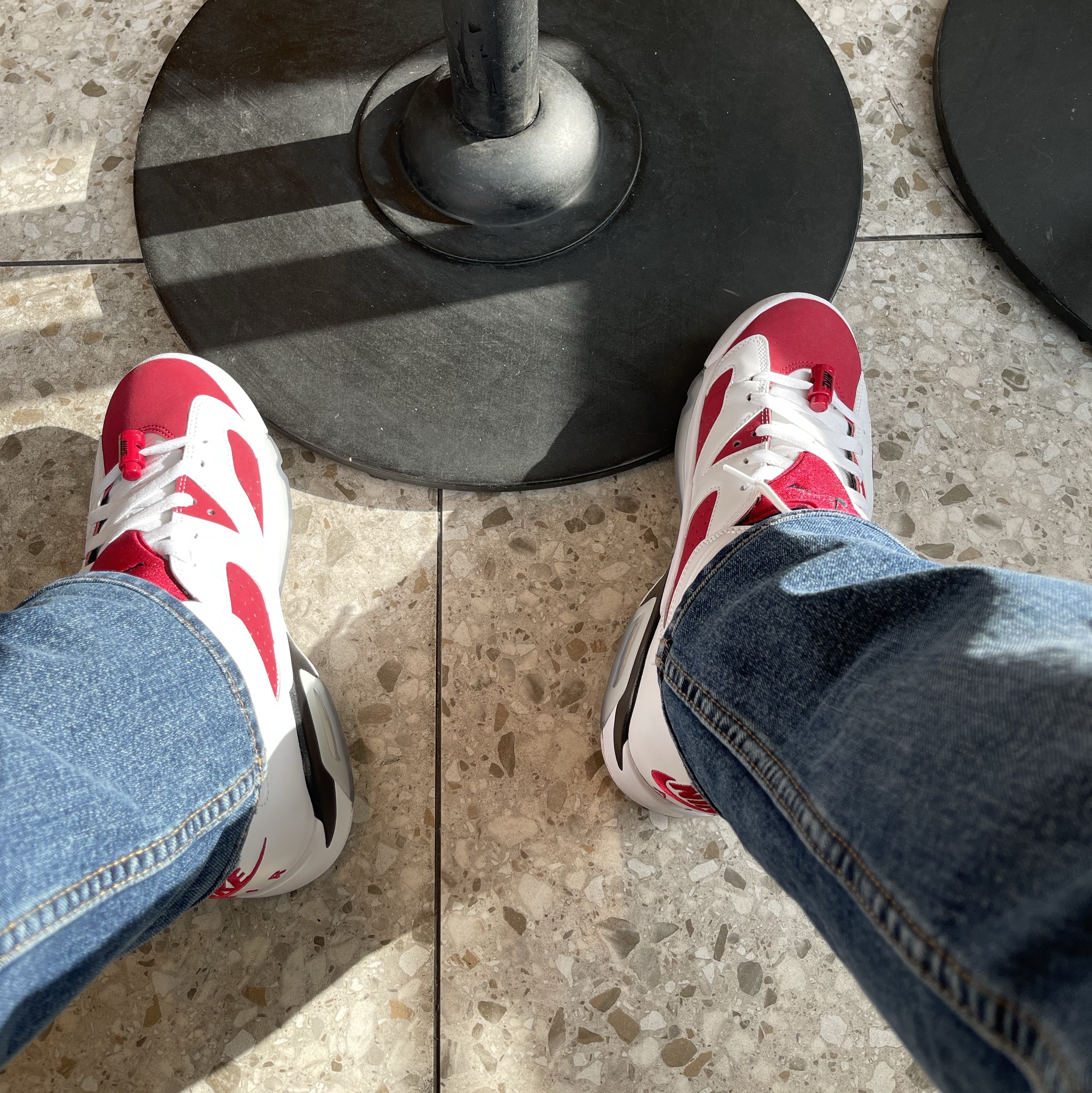 Jordan 6 Retro Carmine 2021 착용 스타일