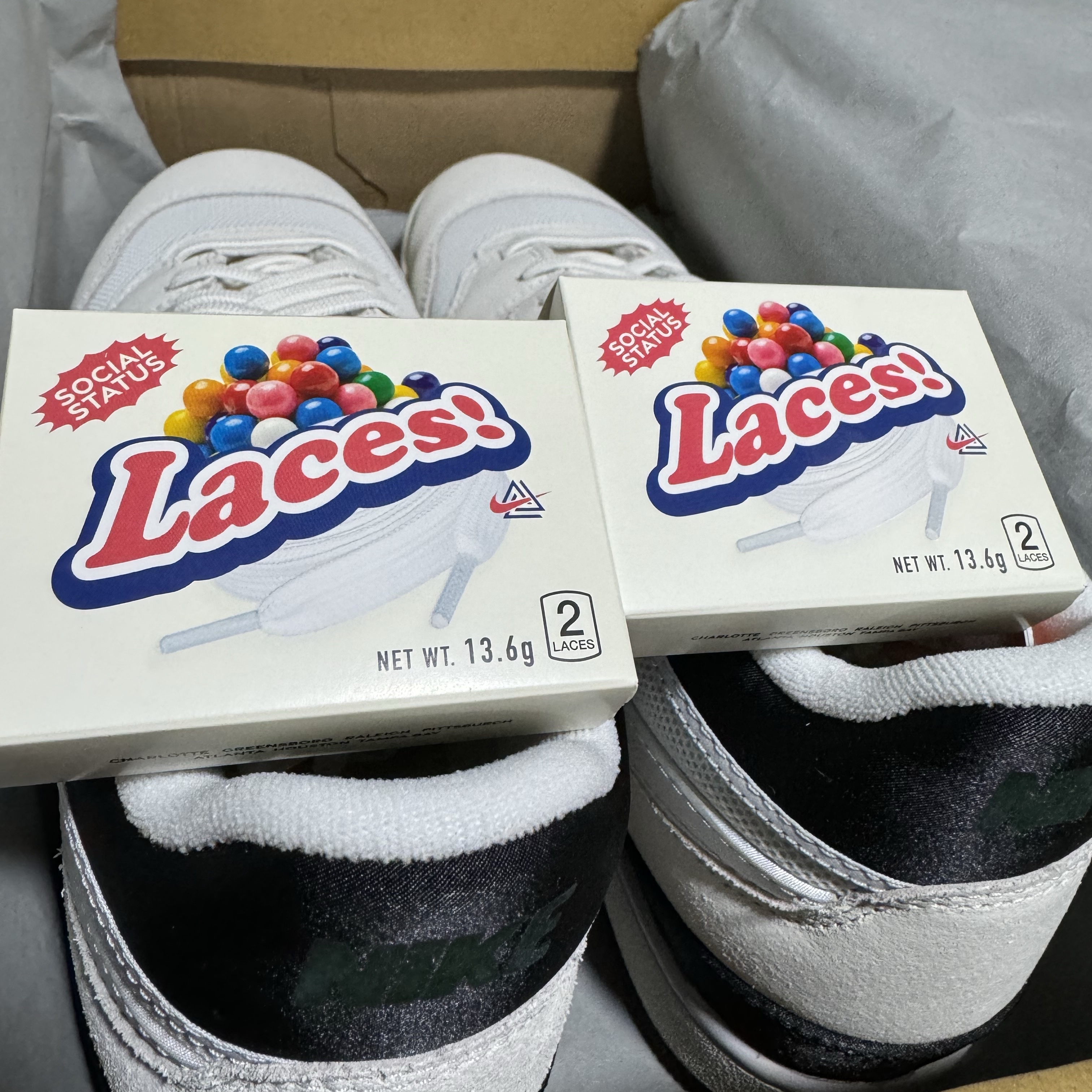 Nike x Social Status Mac Attack SP Summit White Pine Green 착용 스타일