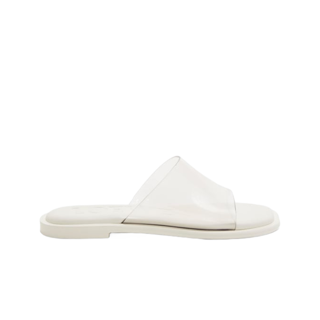 (W) 로에베 페탈 슬라이드 인 트랜스패런트 머티리얼 트랜스패런트 화이트((W) Loewe Petal Slide In Transparent Material Transparent White) - 1