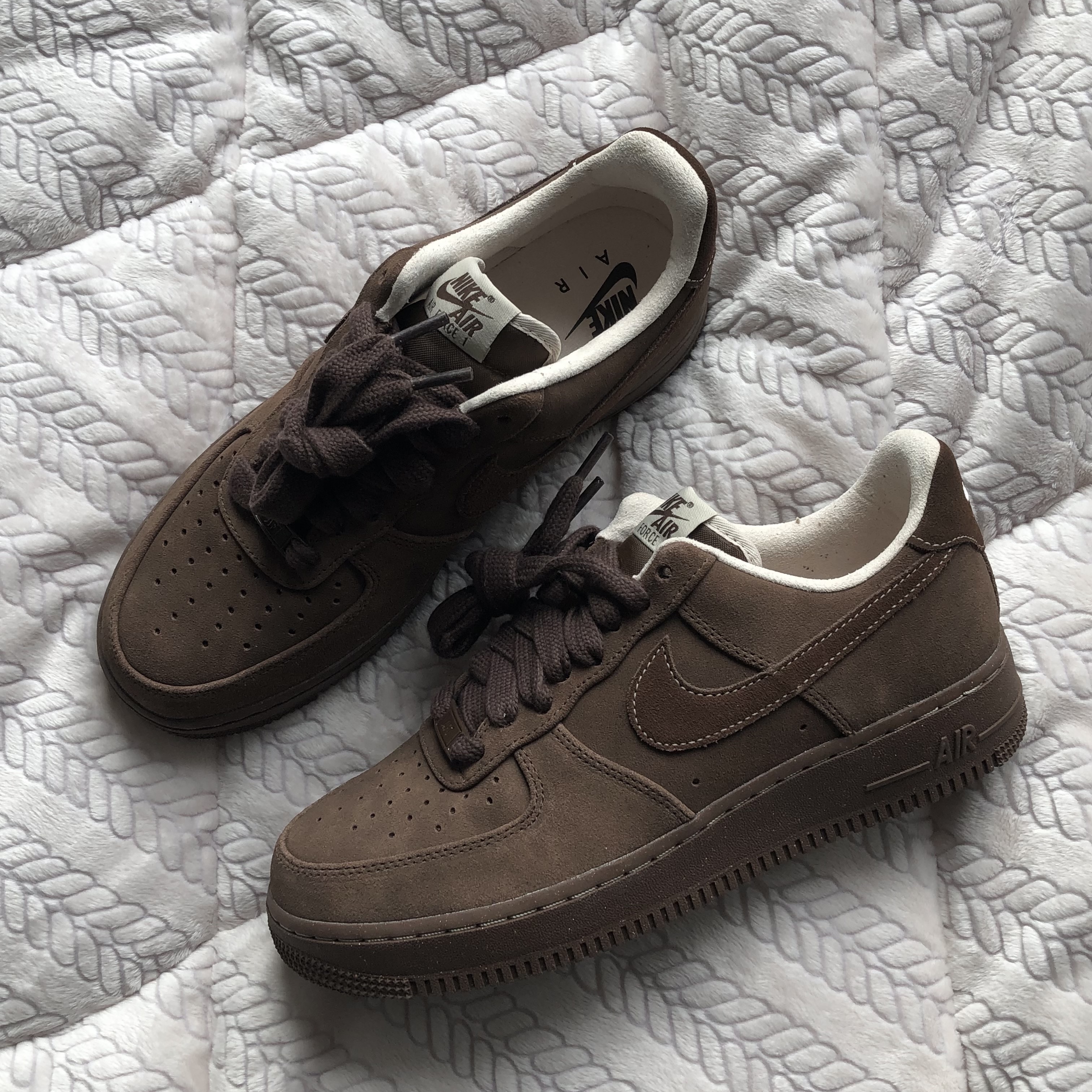 (W) Nike Air Force 1 '07 Cacao Wow 착용 스타일 - 2