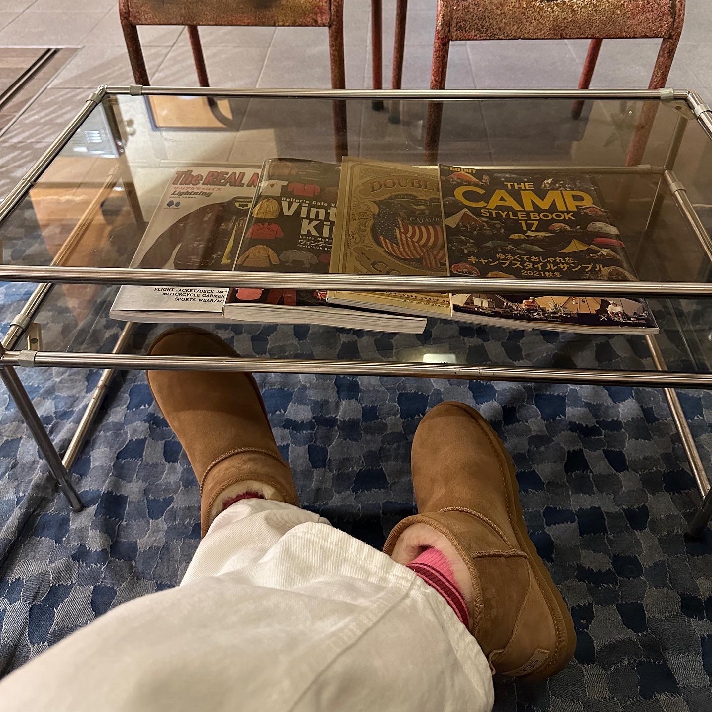 (W) UGG Classic Mini II Boots Chestnut 착용 스타일