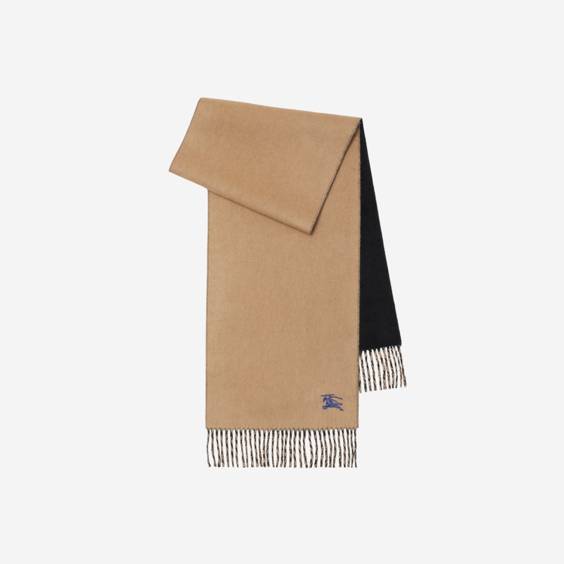 Burberry EKD Cashmere Reversible Scarf Camel 상세 이미지 1