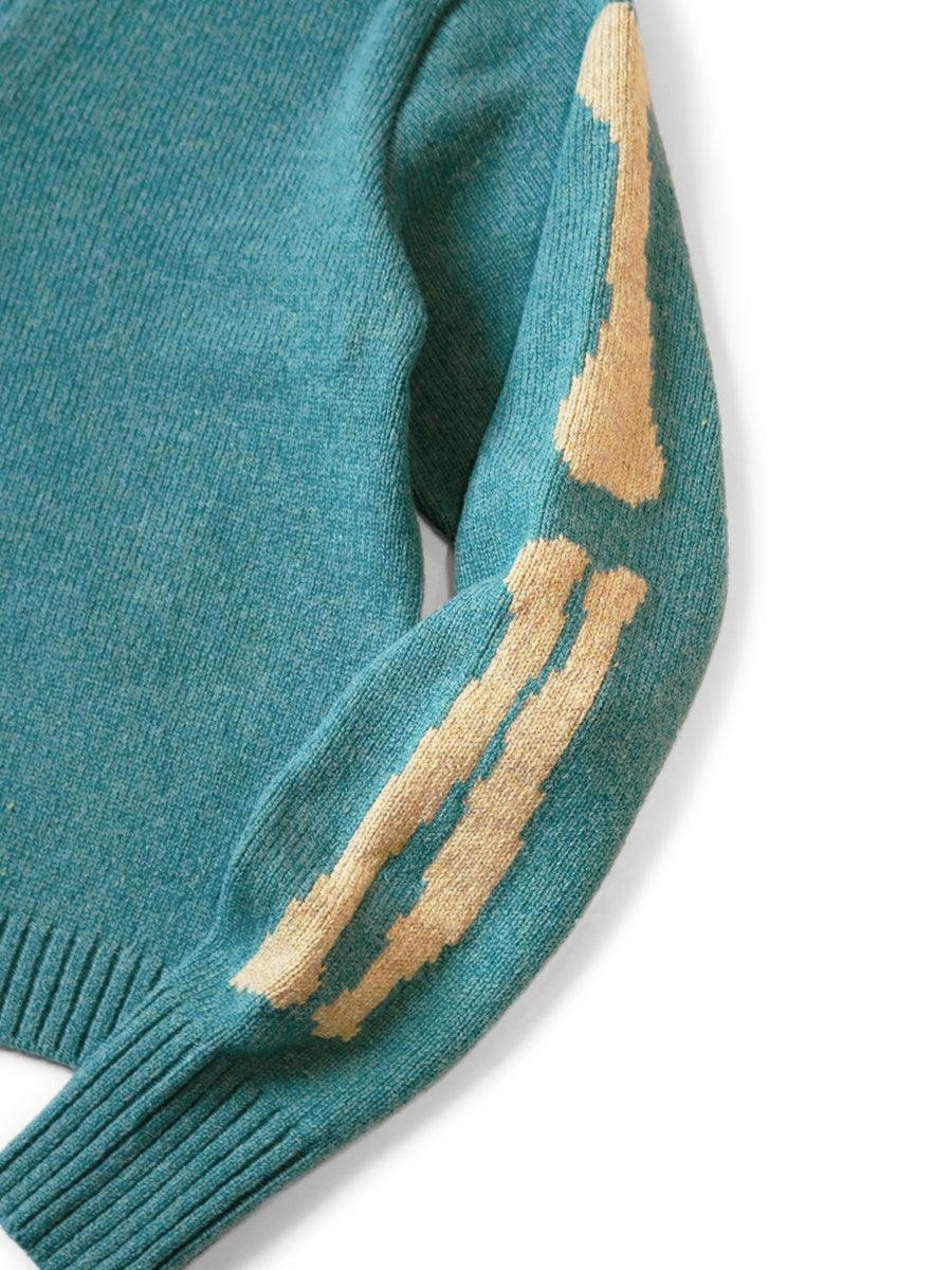 Kapital 5G Wool Bone Short Cardigan Saxophone 착용 스타일