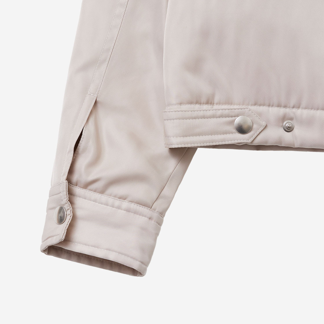 THE MUSEUM VISITOR★韓国★CORDUROY COLLAR L LOGO JACKET 더뮤지엄비지터 코듀로이 칼라 메탈 로고 자켓 아이보리 | The