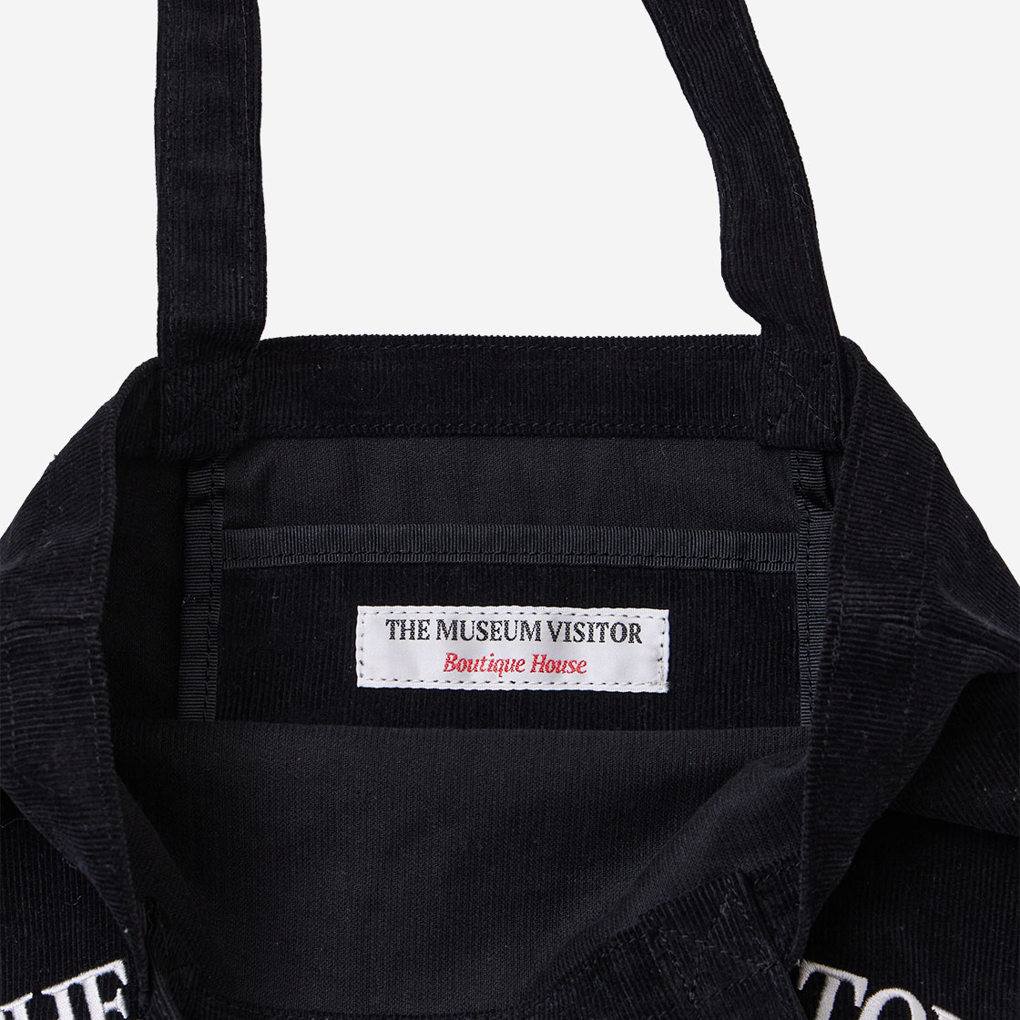 トートバッグ THE MUSEUM VISITOR CORDUROY REVERSIBLE BAG 5MM413 THE MUSEUM VISTIOR 2023-2024 CORDUROY ECO BAG MY1505 Ω