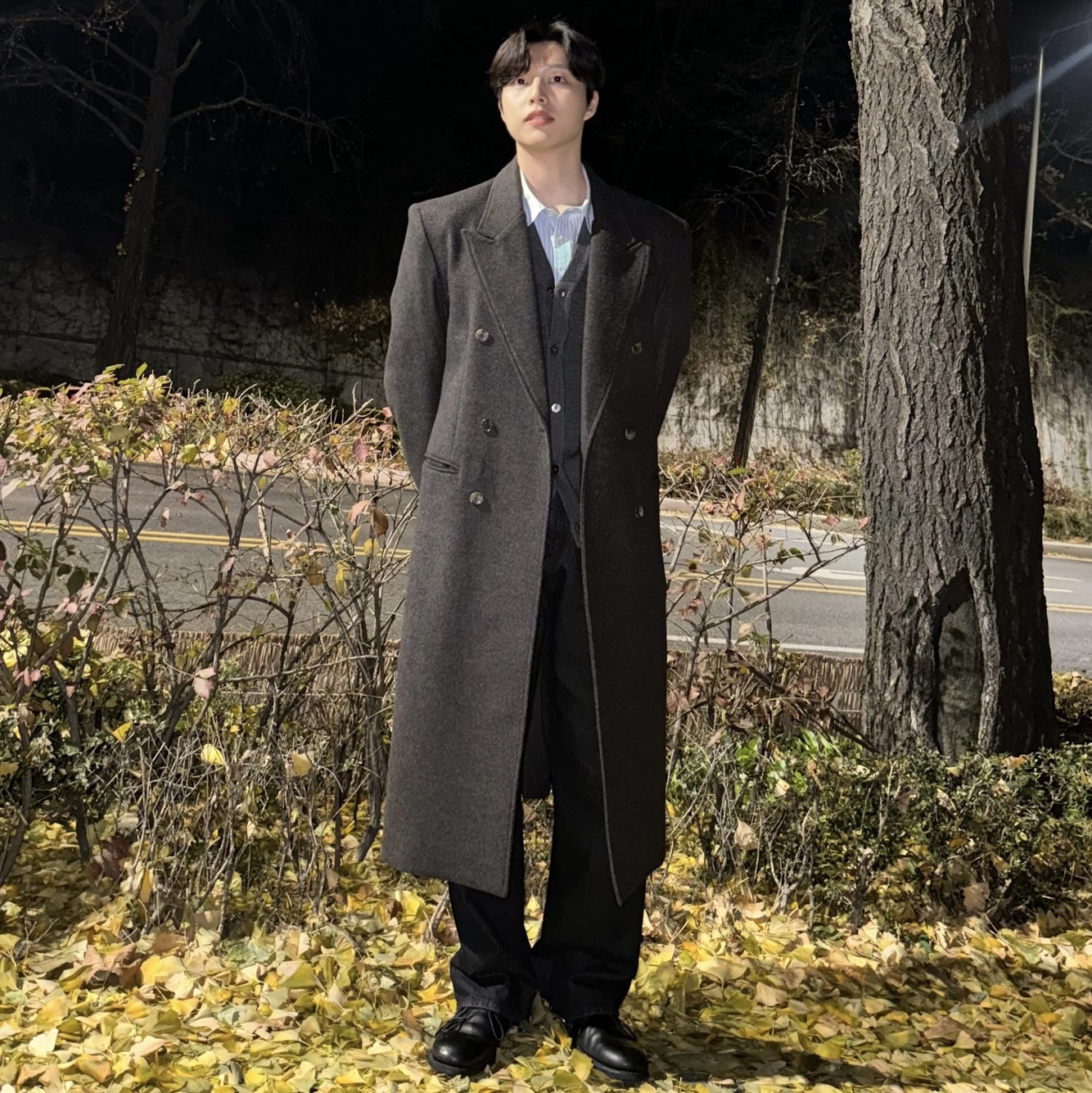Guidi 992X Horse Full Grain Leather Derby Black 착용 스타일