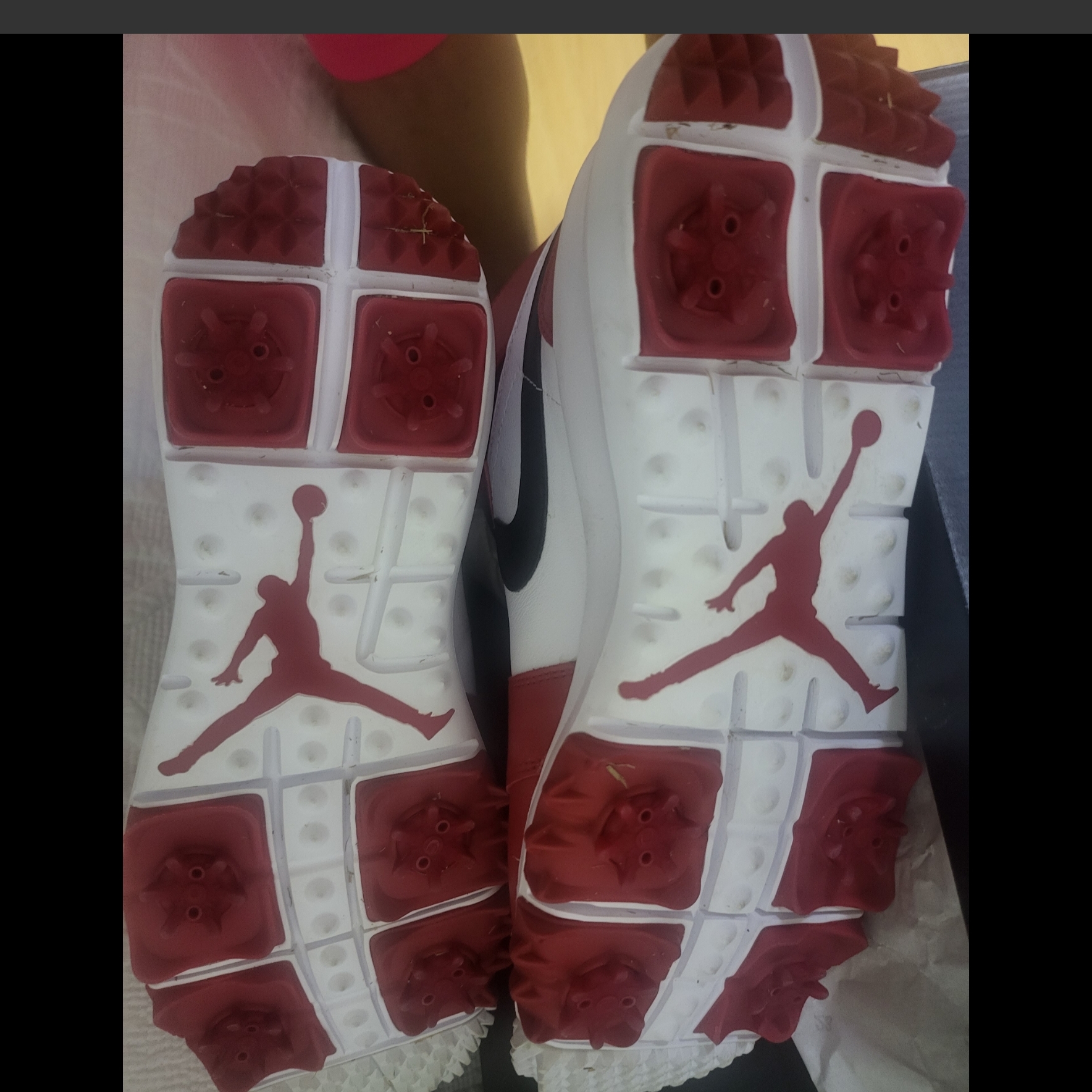 Jordan 1 Retro Golf Cleat Chicago 착용 스타일 - 2