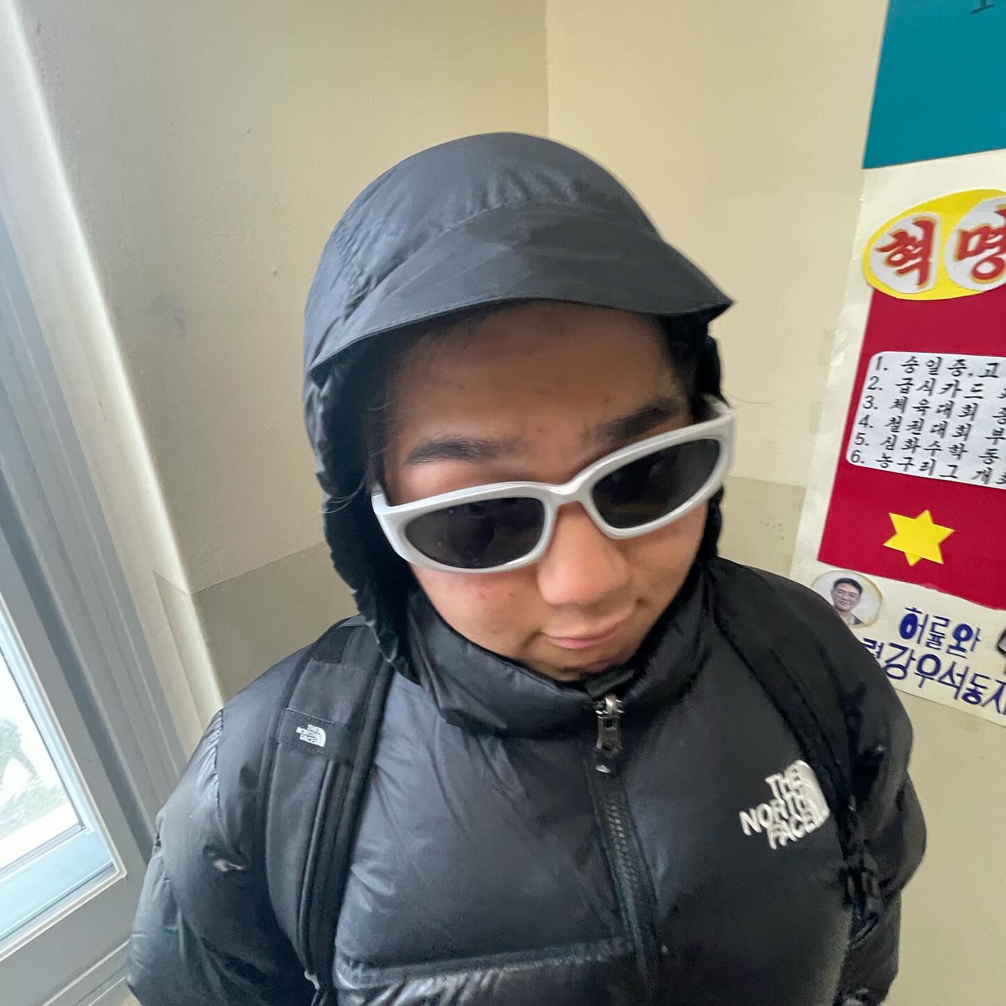 The North Face 1996 Eco Nuptse Jacket Real Black 착용 스타일 - 1