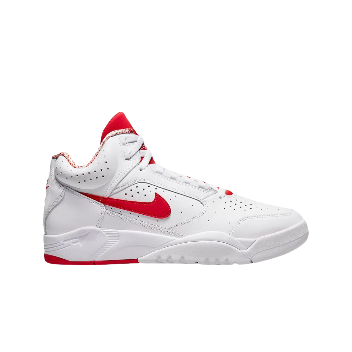 Nike Air Flight Lite Mid White University Red 상세 이미지 1