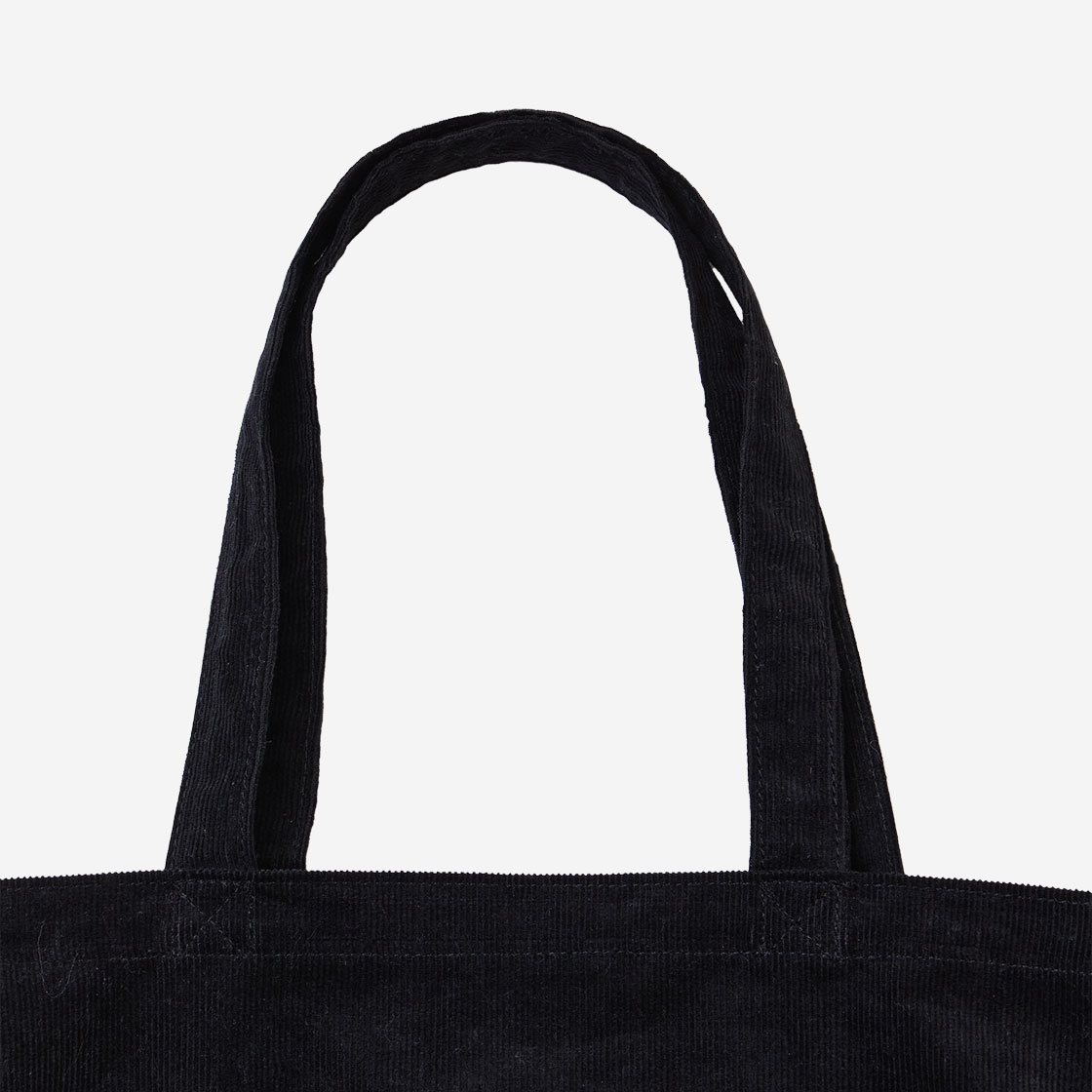 [THE MUSEUM VISITOR]★CORDUROY ECO BAG 더뮤지엄비지터 컬렉션 2023-2024 코듀로이 에코백 블랙 | The