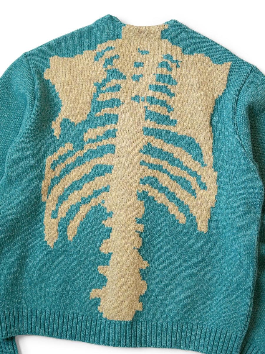 Kapital 5G Wool Bone Short Cardigan Saxophone 착용 스타일
