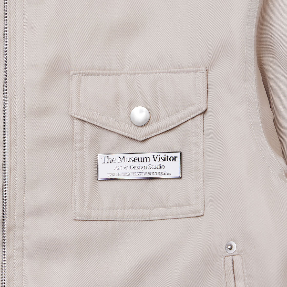 THE MUSEUM VISITOR★韓国★CORDUROY COLLAR L LOGO JACKET THE MUSEUM VISITOR☆韓国☆CORDUROY COLLAR METAL LOGO JACKET