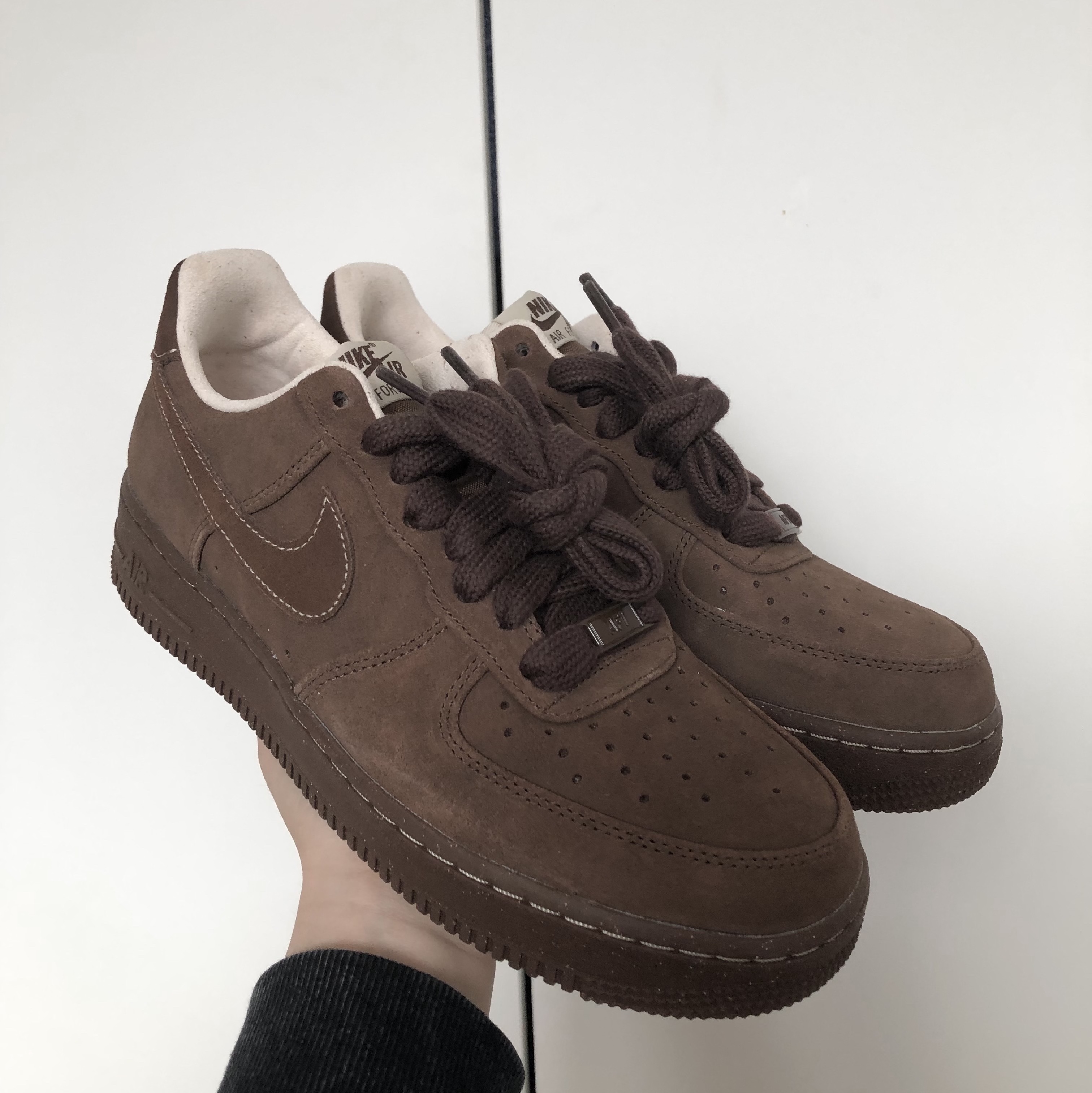 (W) Nike Air Force 1 '07 Cacao Wow 착용 스타일 - 3