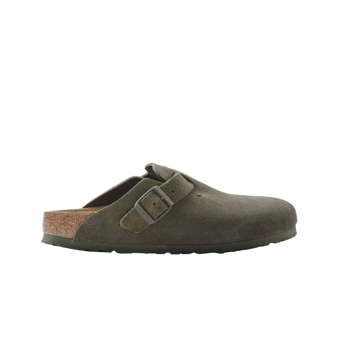 버켄스탁 보스턴 스웨이드 레더 타임 - 내로우(Birkenstock Boston Suede Leather Thyme - Narrow)