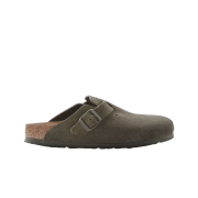 Birkenstock Boston Suede Leather Thyme - Narrow