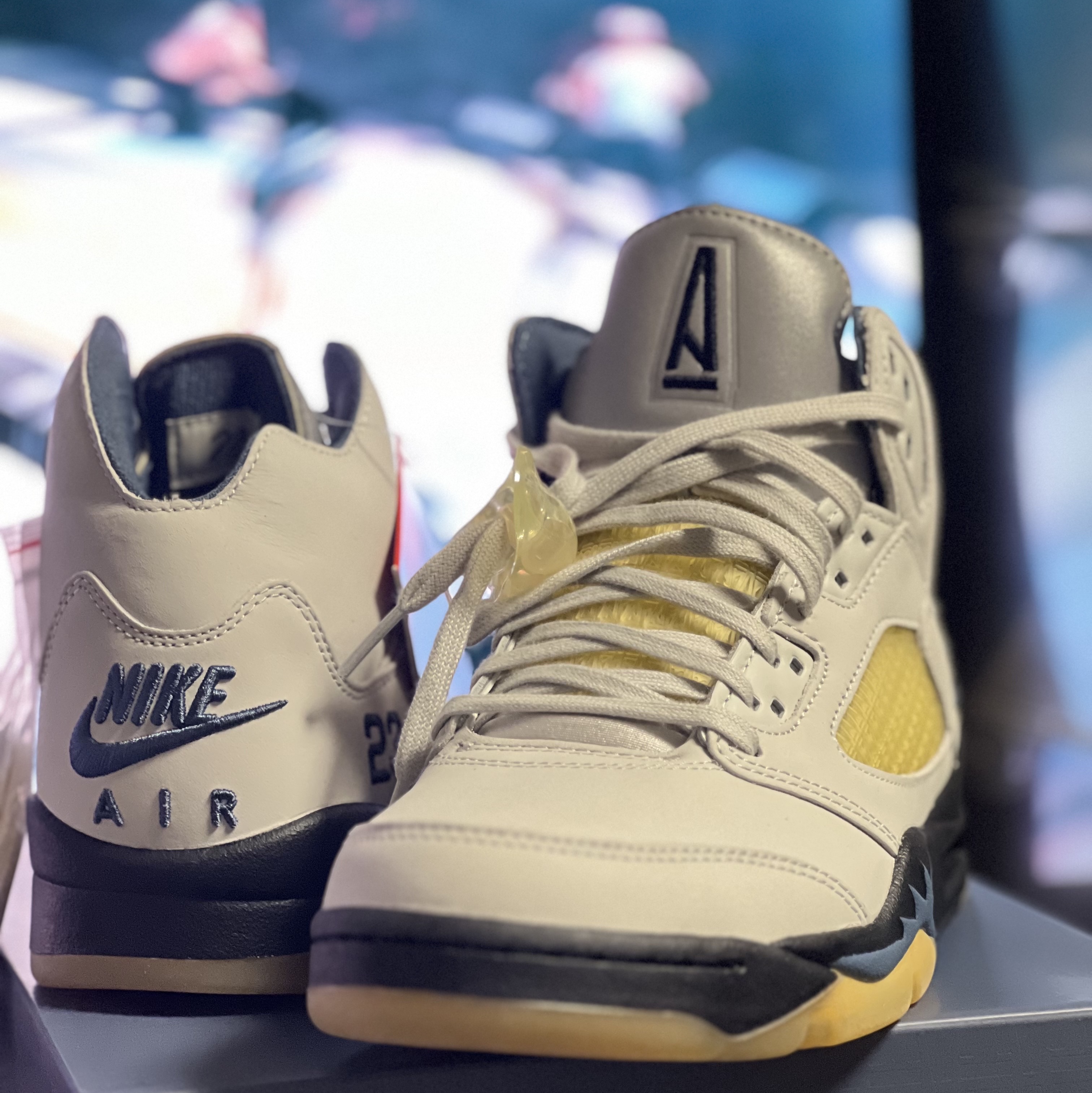 (W) Jordan 5 x A Ma Maniere Retro Dawn 착용 스타일 - 2