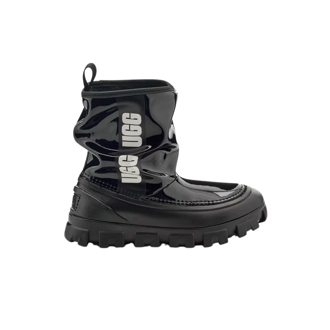 (키즈) 어그 클래식 브렐라 미니 부츠 블랙((Kids) UGG Classic Brellah Mini Boot Black) - 1